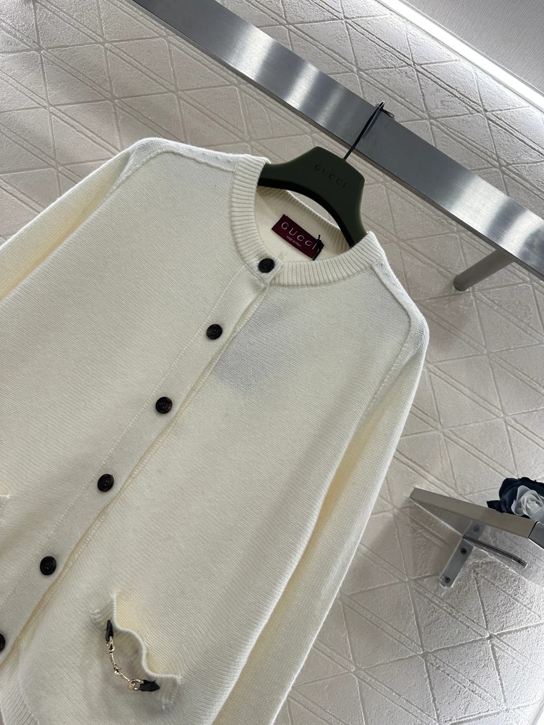Gucc 26ss knit cardigan