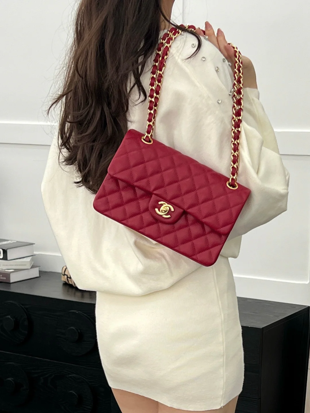 Chan CF23 chain shoulder bag