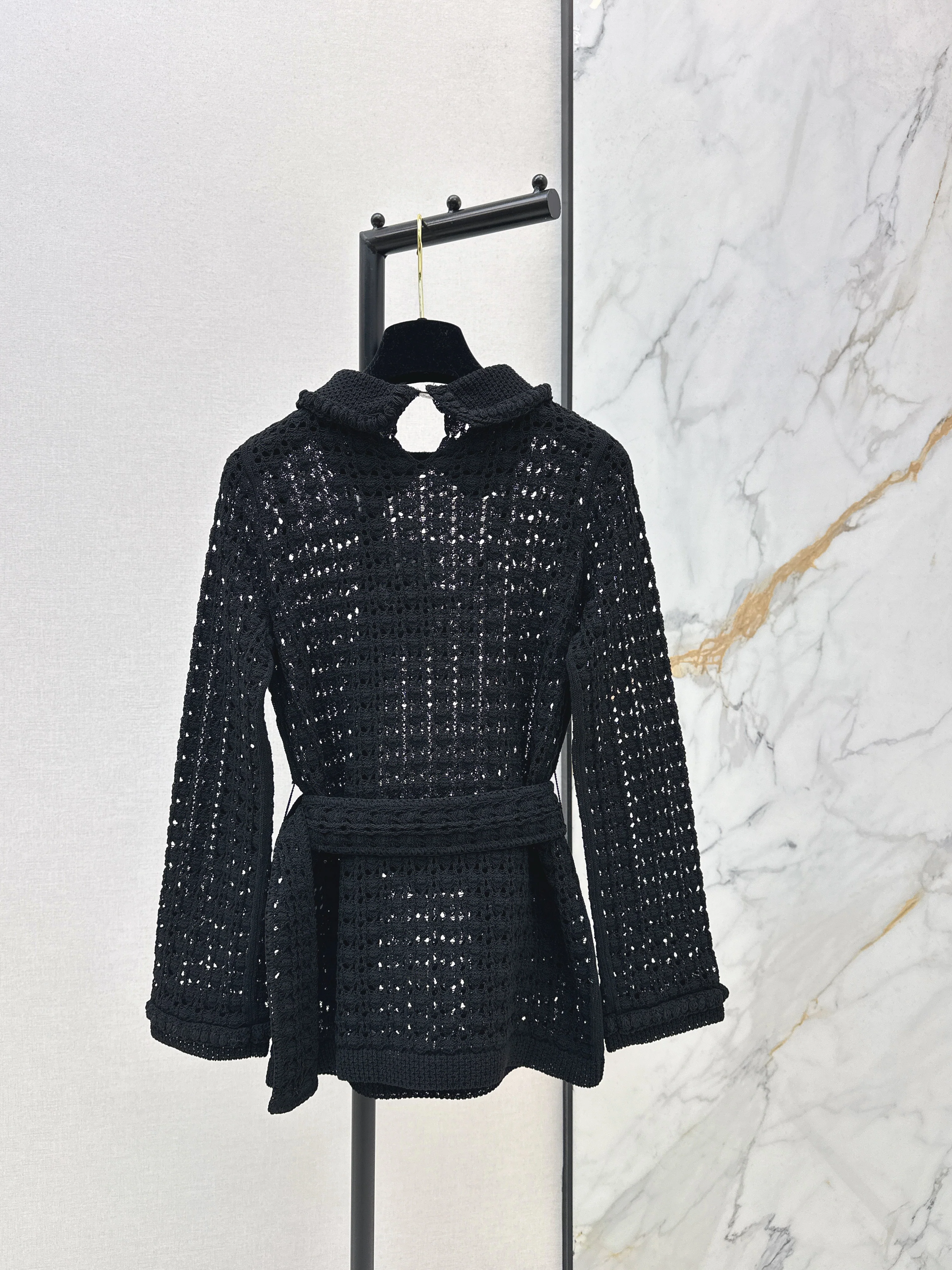 Chan 26ss hollow knitwear