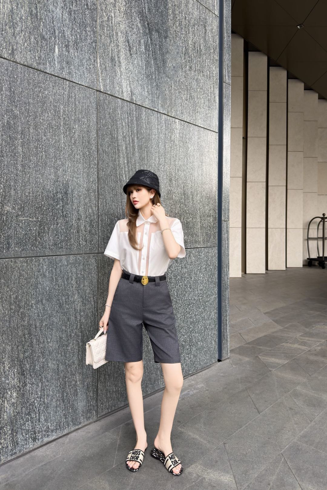 CD 26ss contract mesh shirt