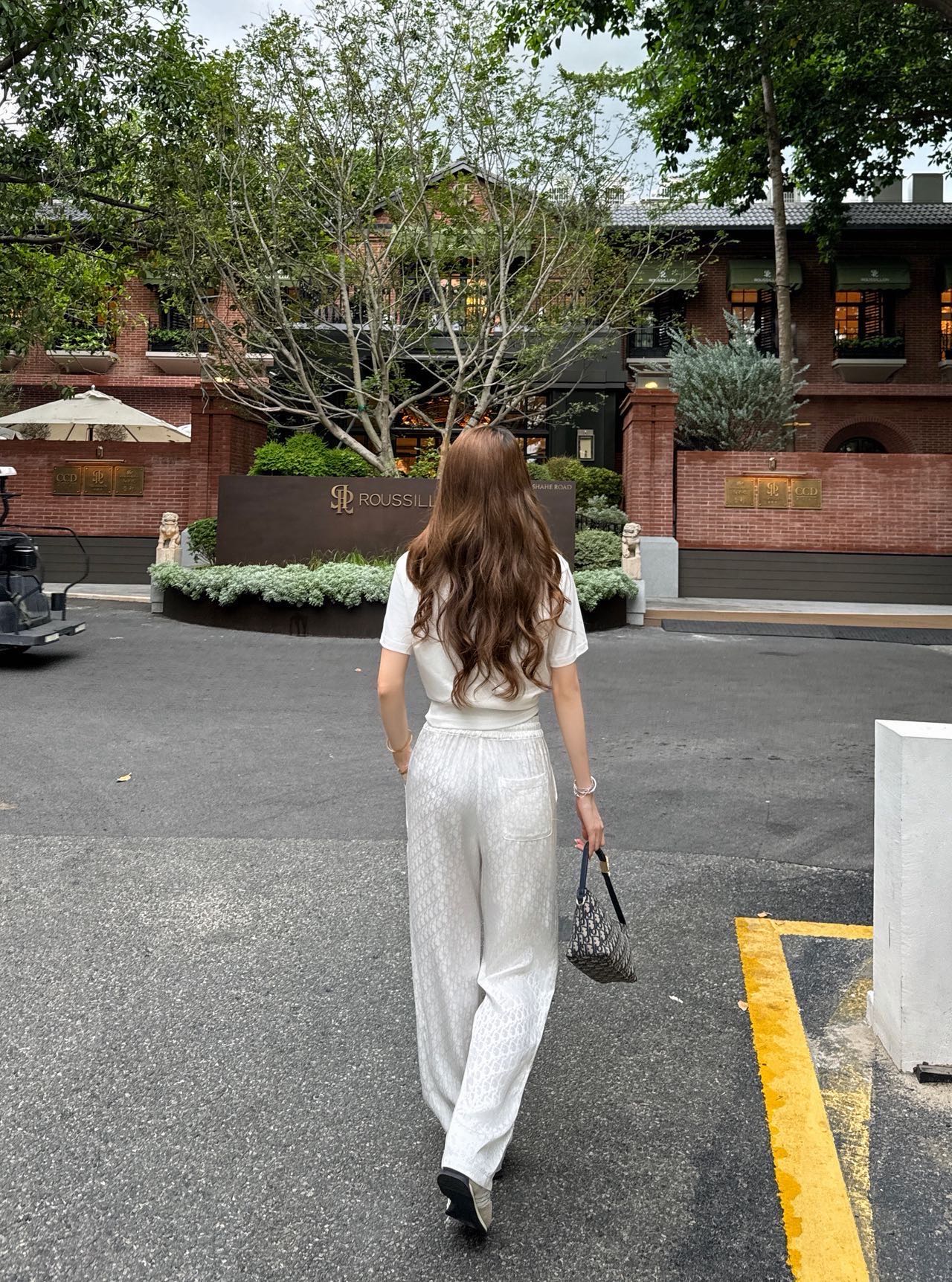 CD 26ss t-shirt wied leg pants set