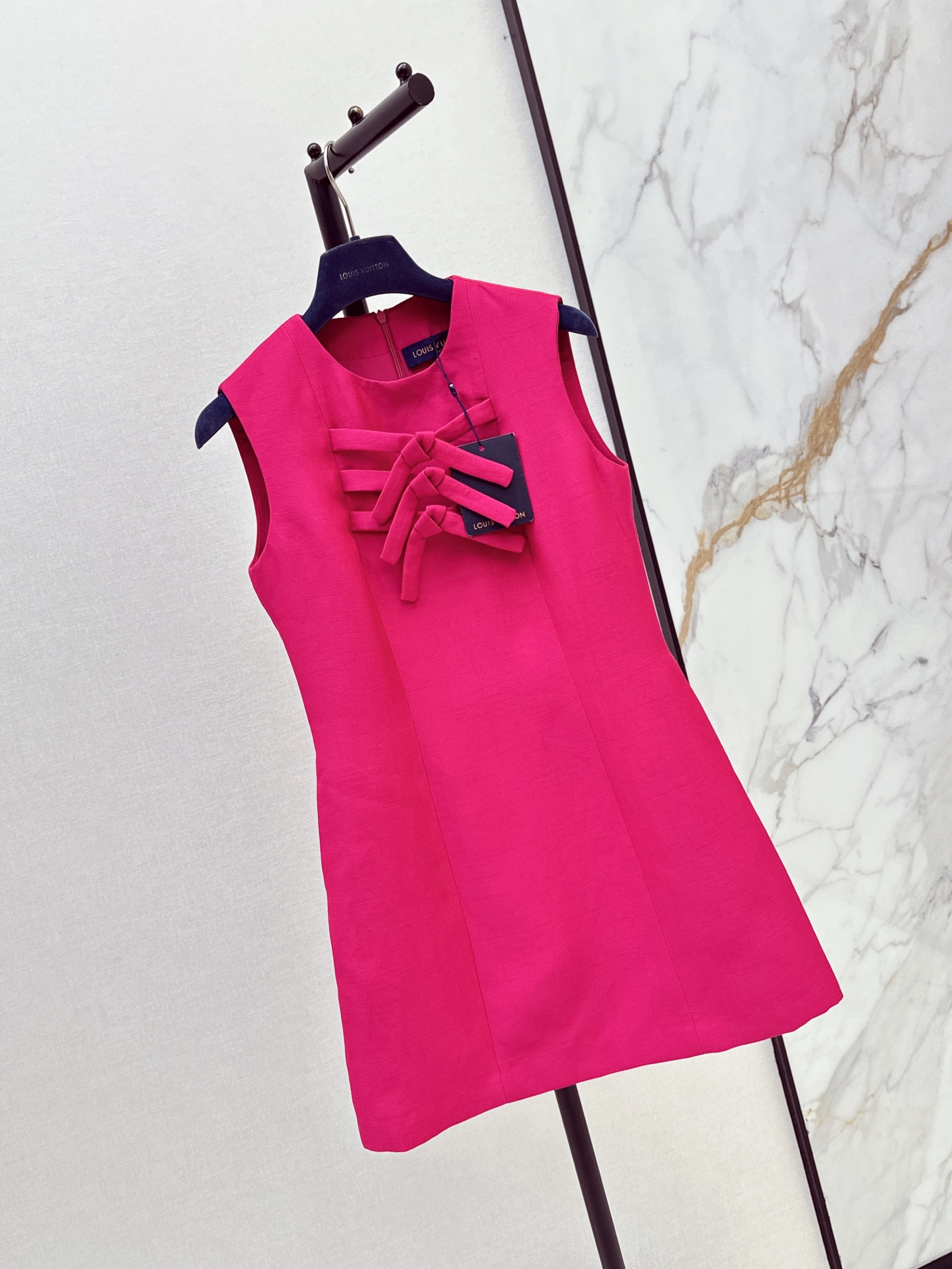 Loui 26ss sleeveless bow dress