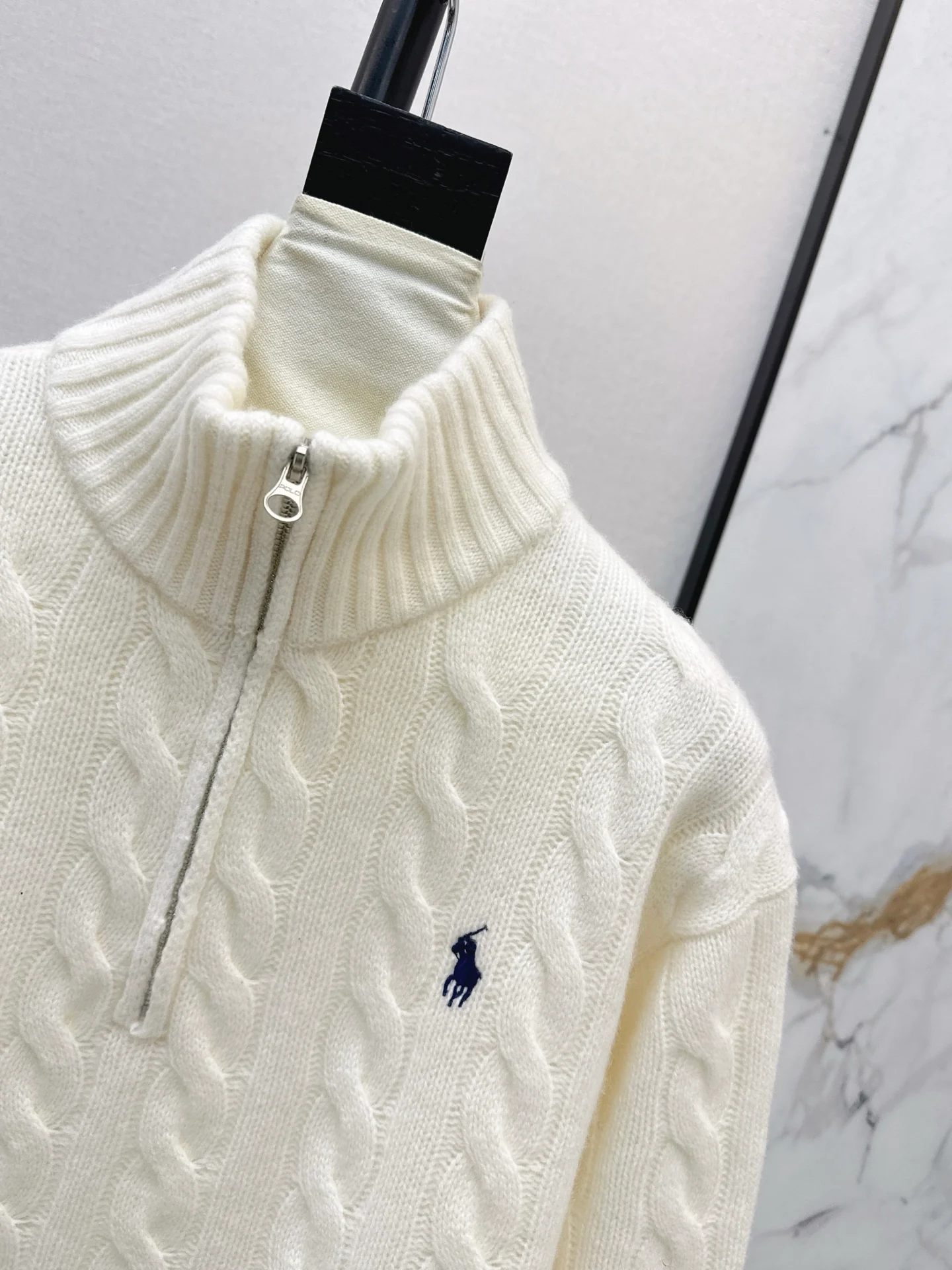 Ralp 25fw cable knit sweater