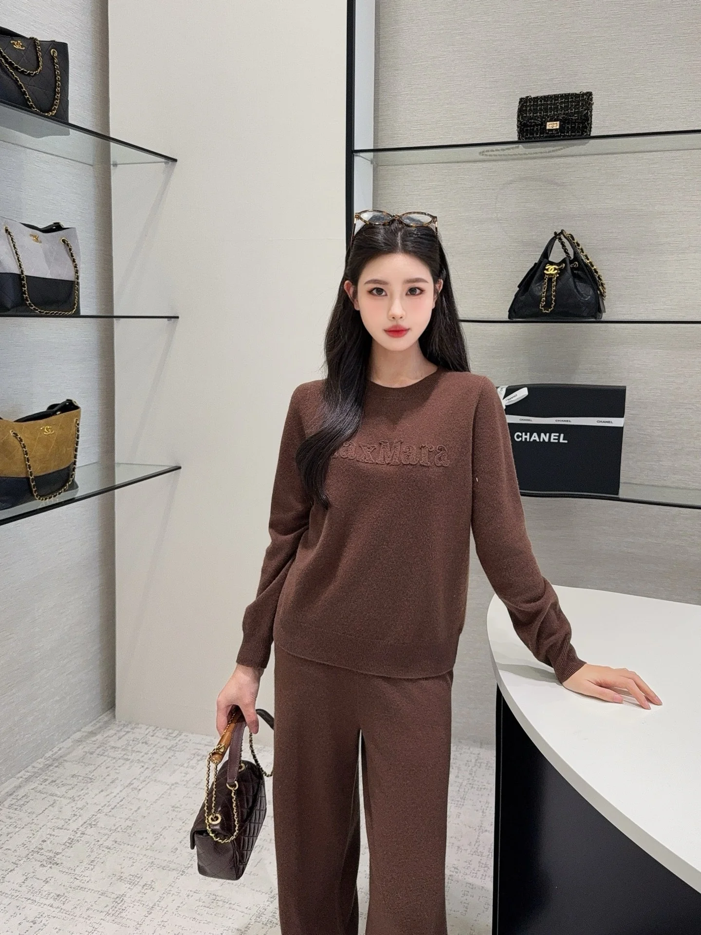 Max 25fw sweater pants set