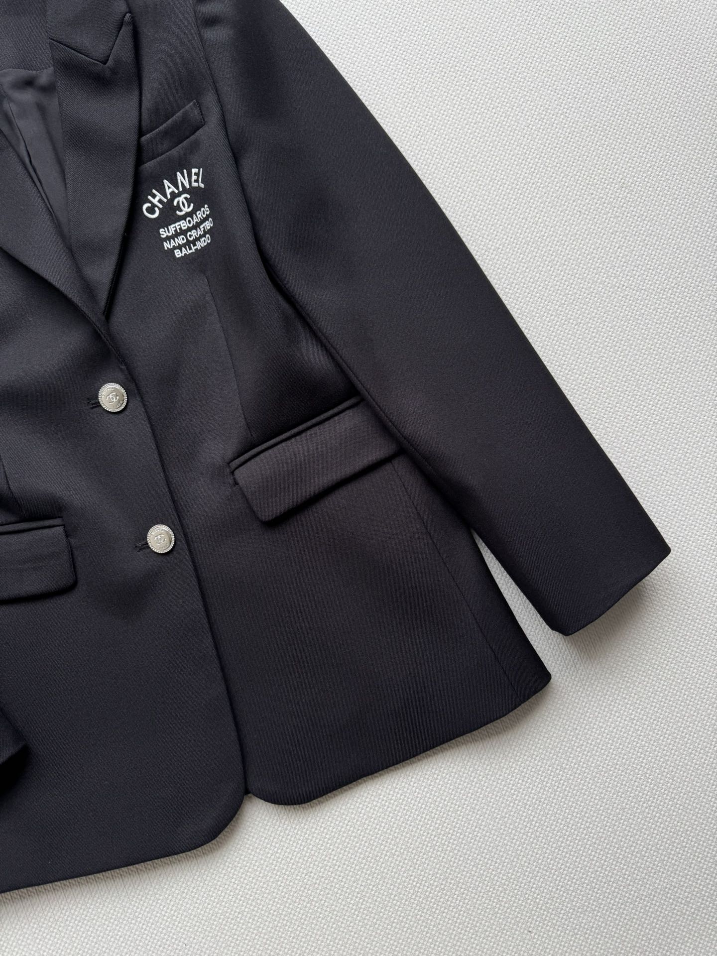 Chan 26ss embroidery suit