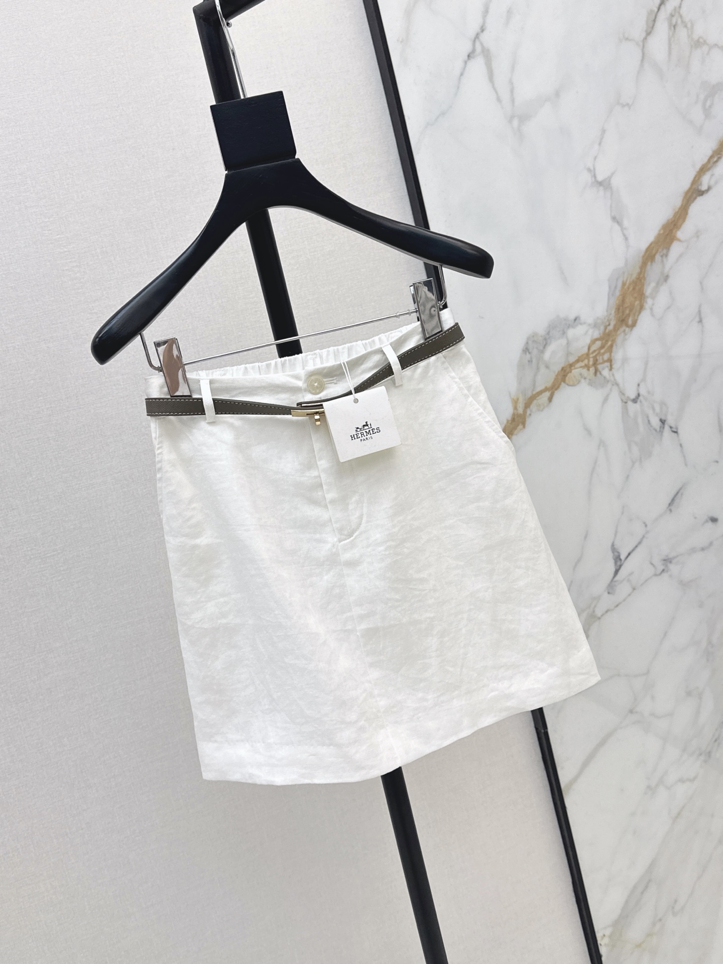 Her 26ss belted skirt