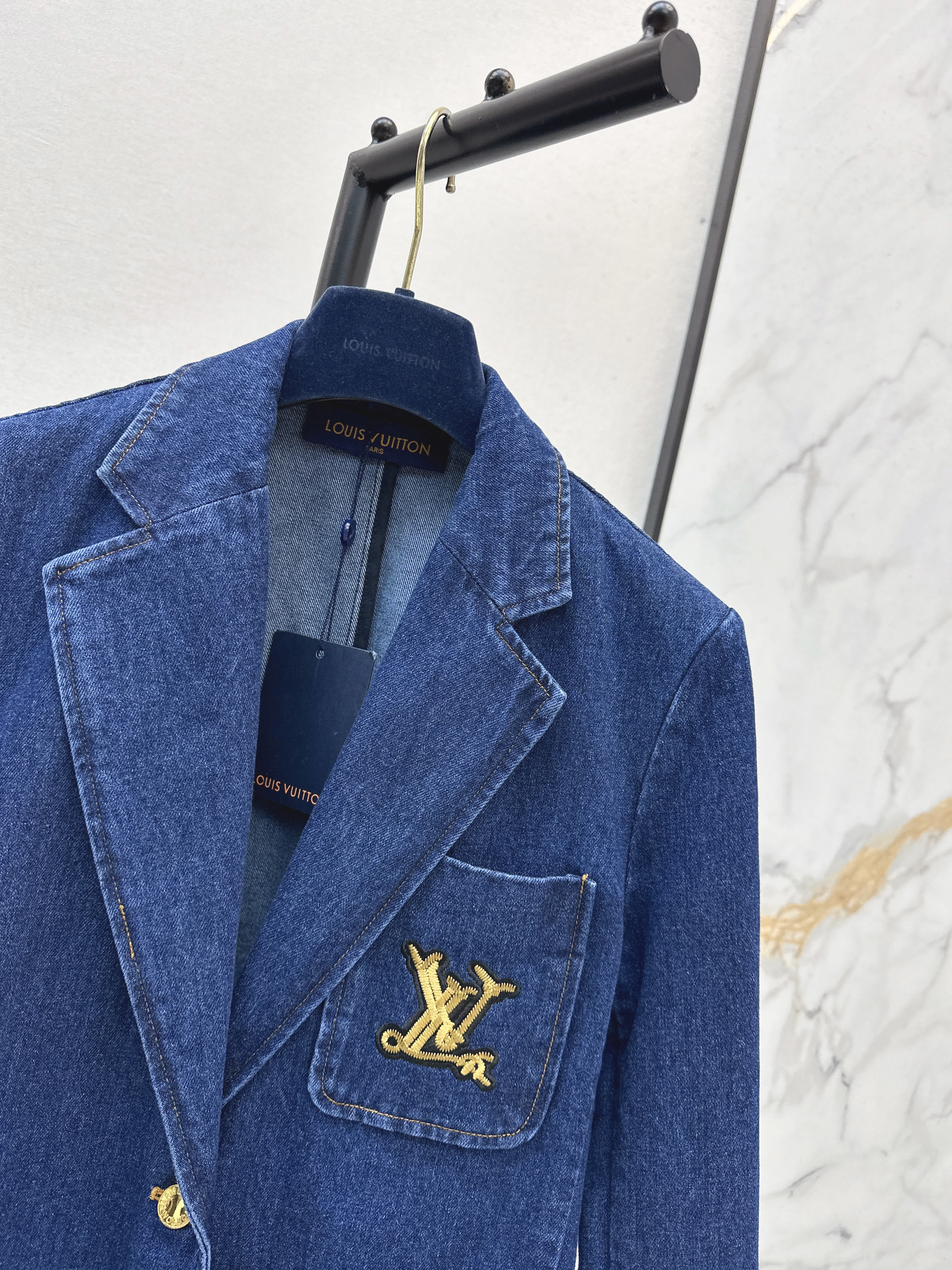 Loui 26ss denim blazer