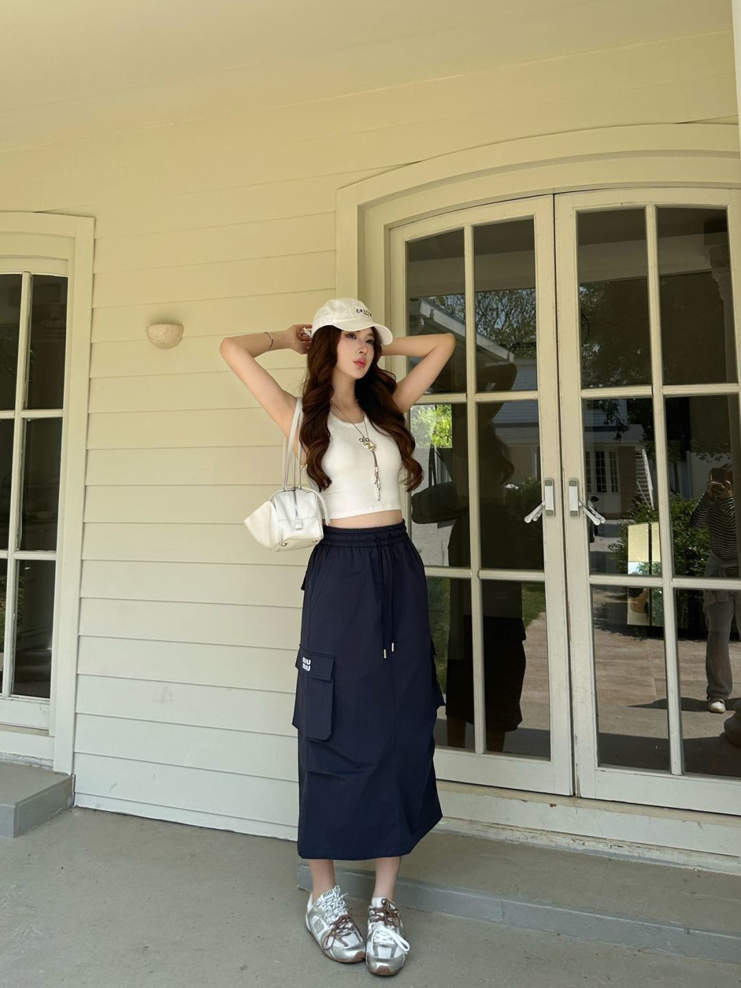 Miu 26ss cargo skirt