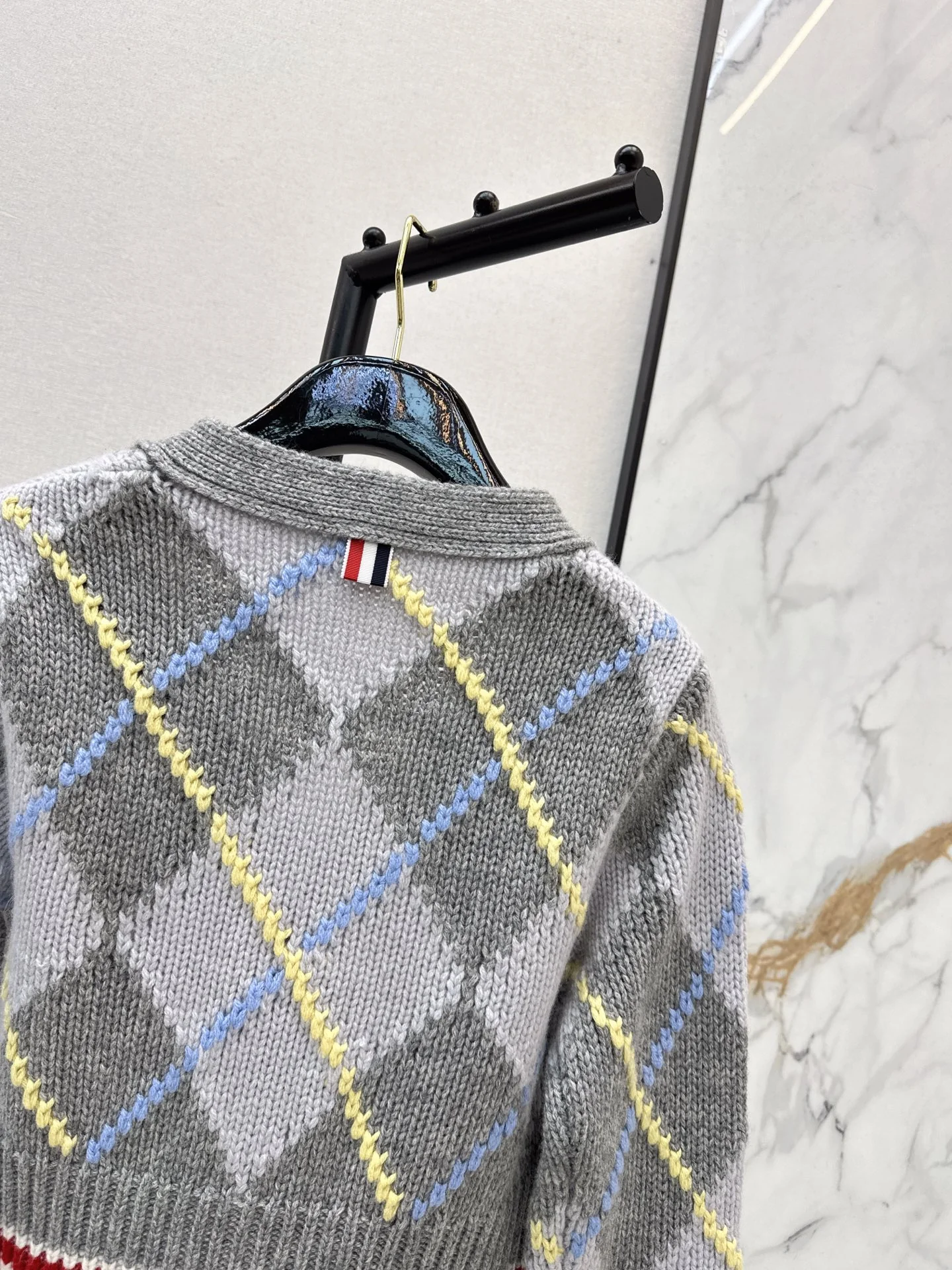 Thom 25fw jacquard cardigan