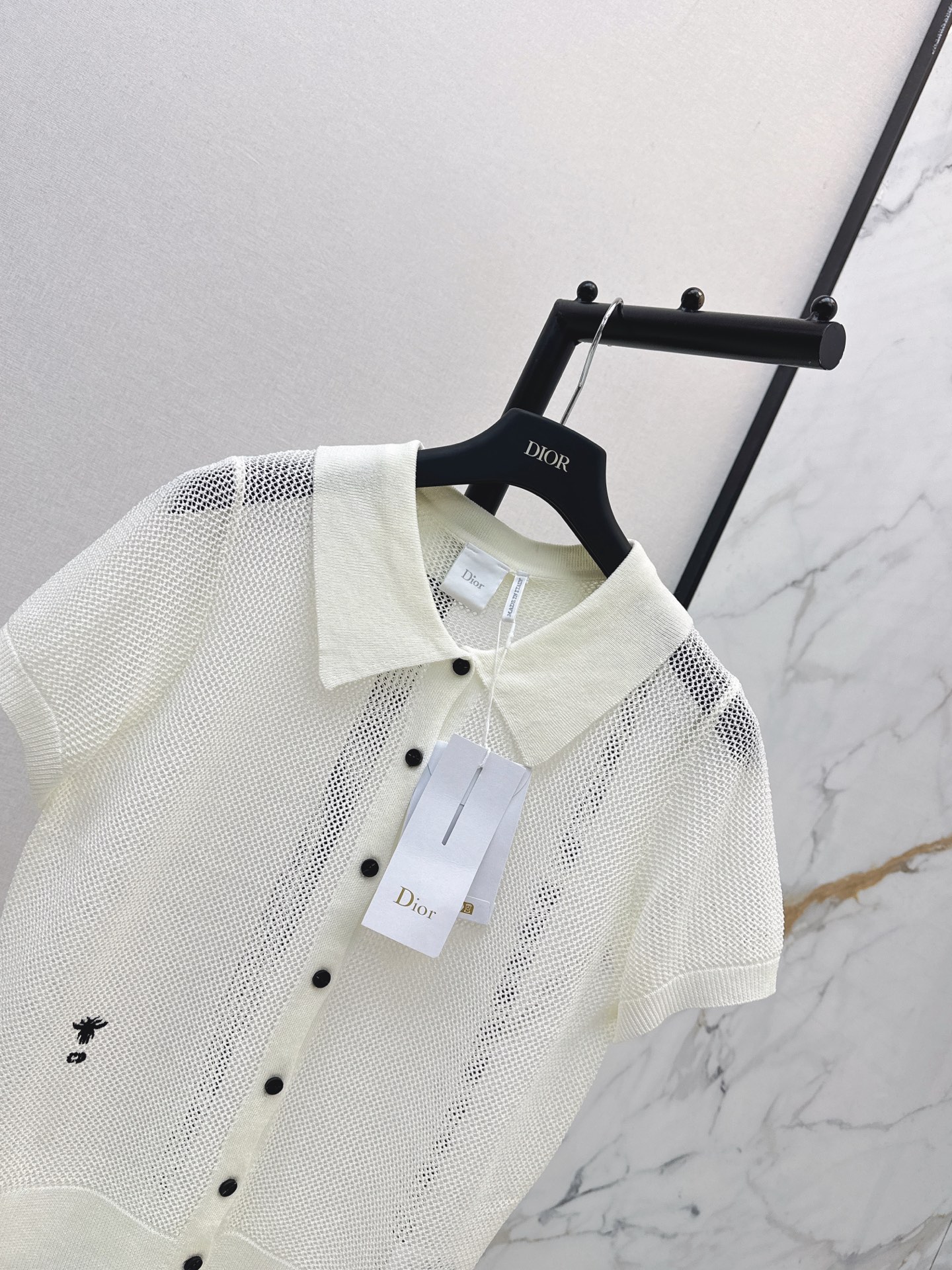 CD 26ss hollow knit polo