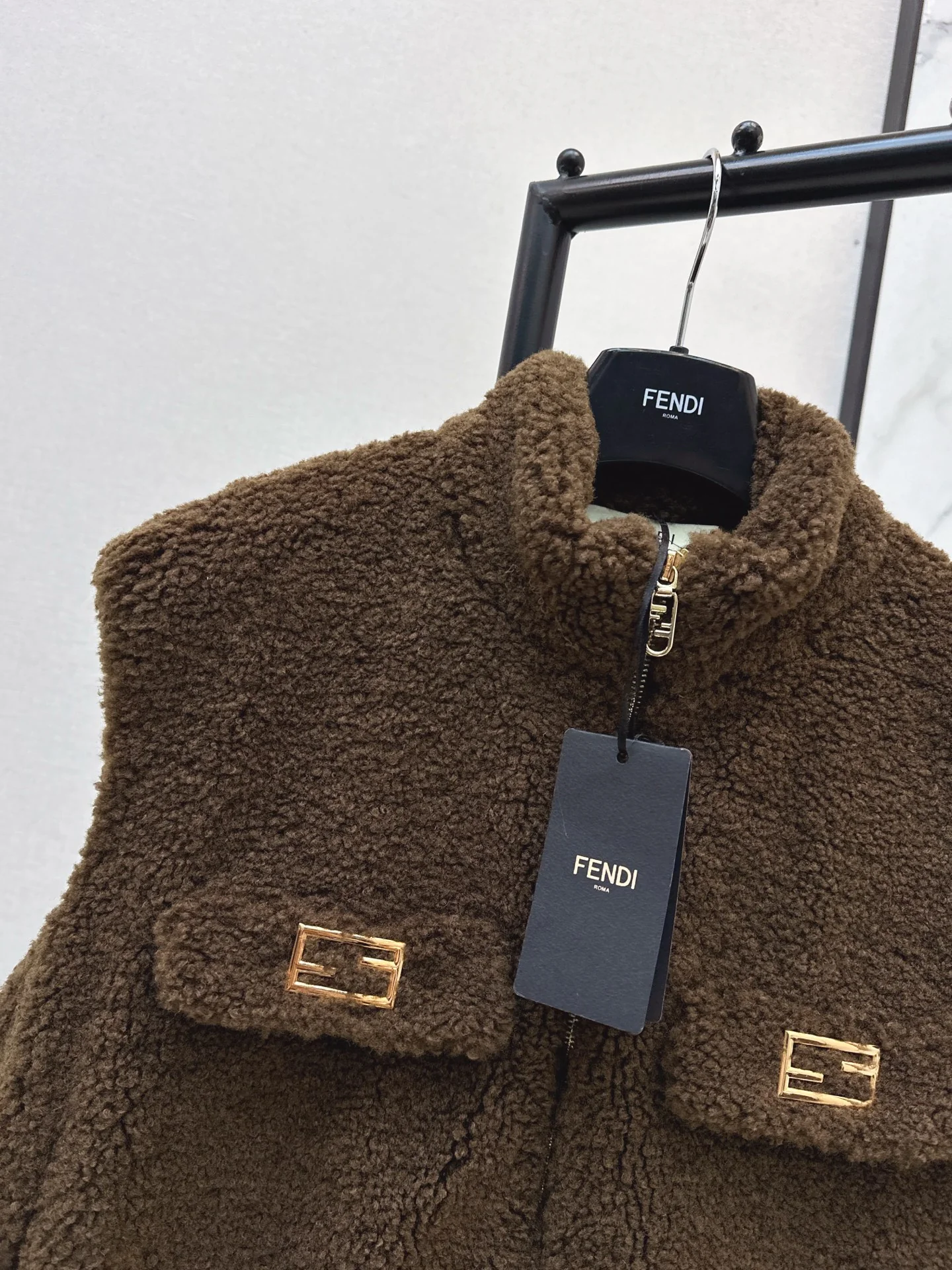 Fend 25fw fleece vest jacket