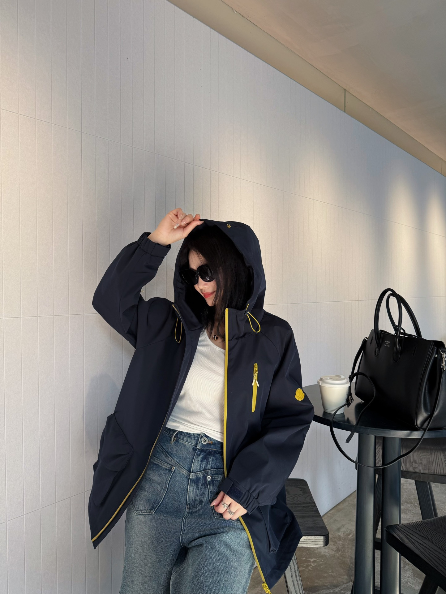 Monc 26ss hooded windbreaker