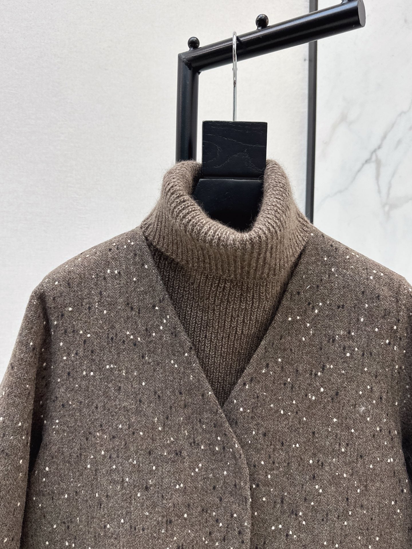 Max 26ss wool jacket with shawl