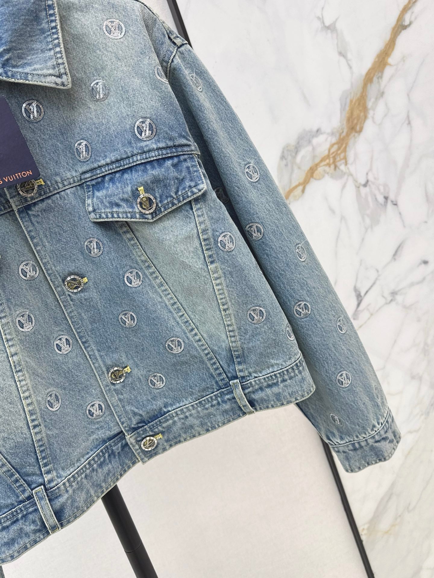 Louis 25fw embroidery denim jacket