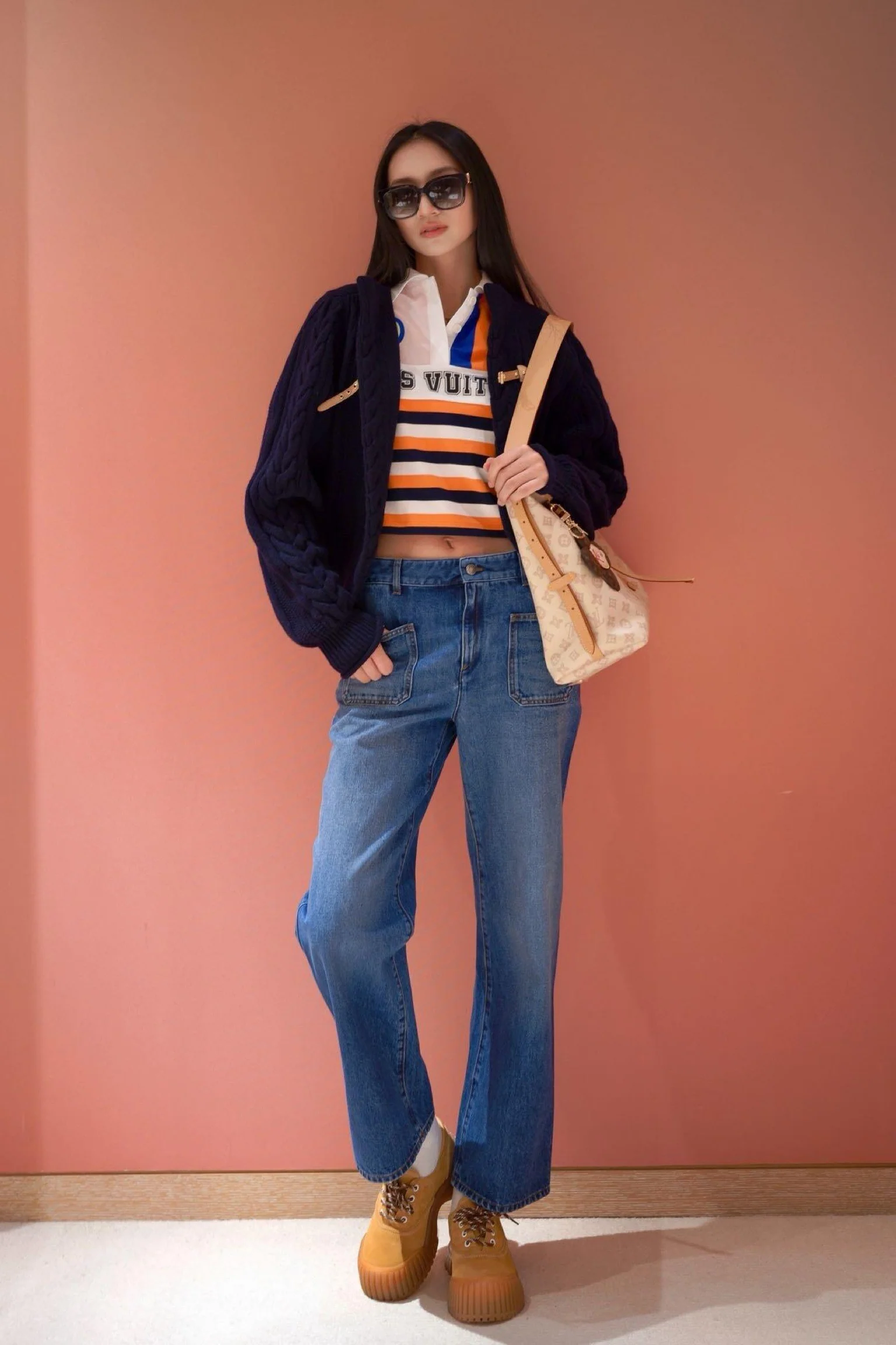 Louis 26ss wool knitted jacket