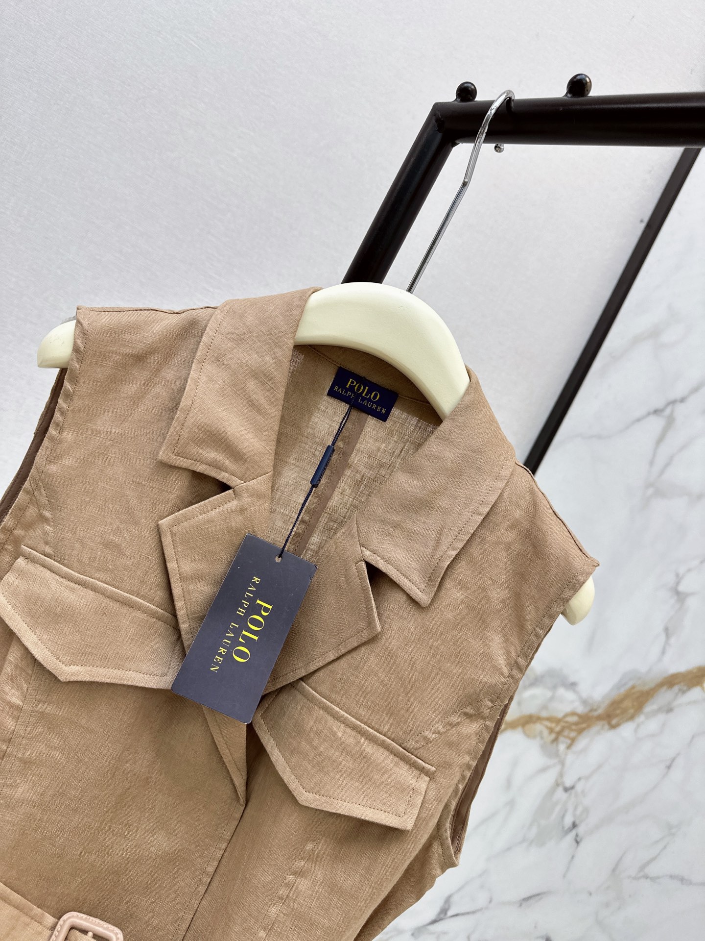 Ralp 26ss linen vest jacket
