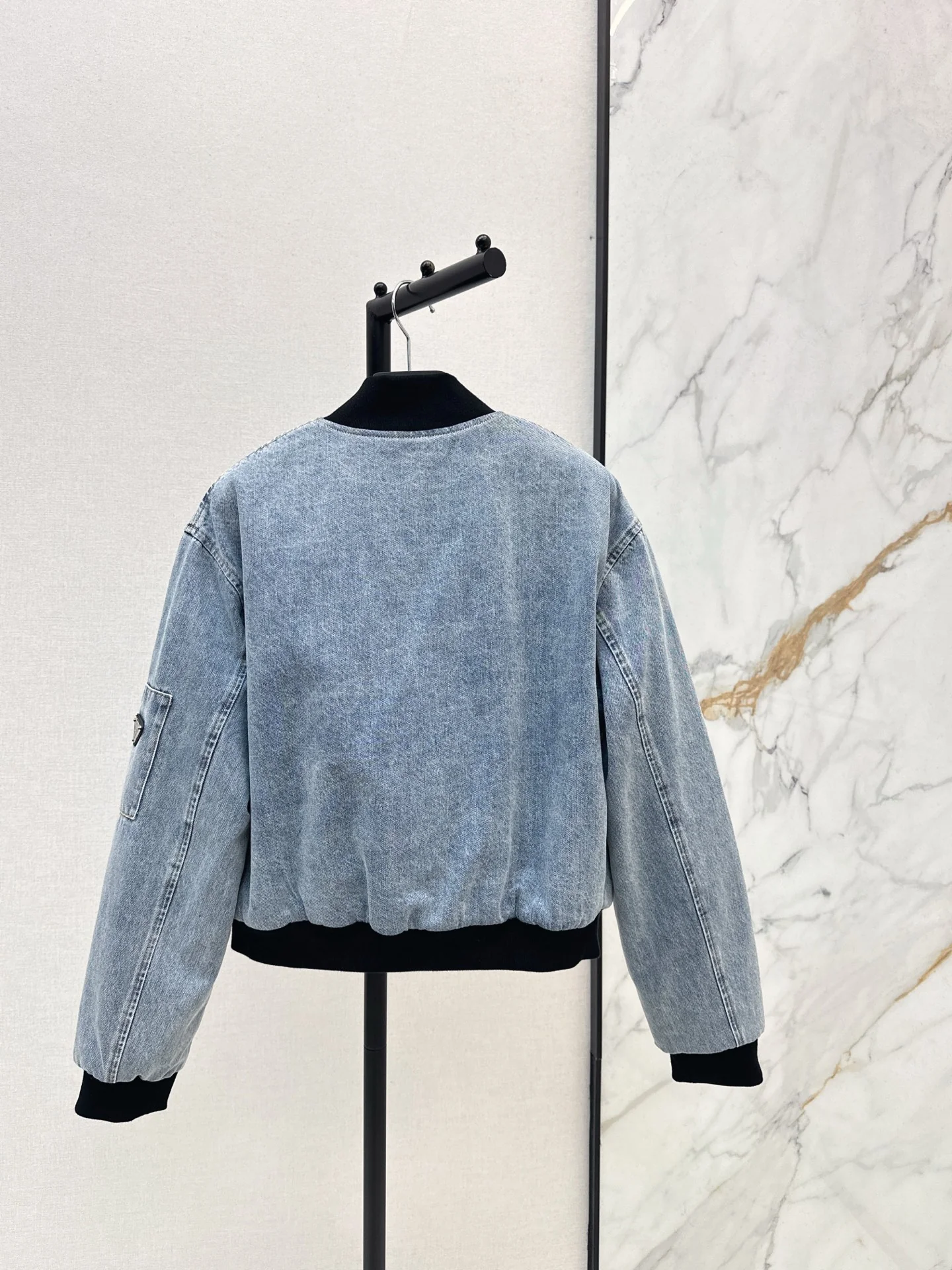 Prad 26ss denum padded jacket