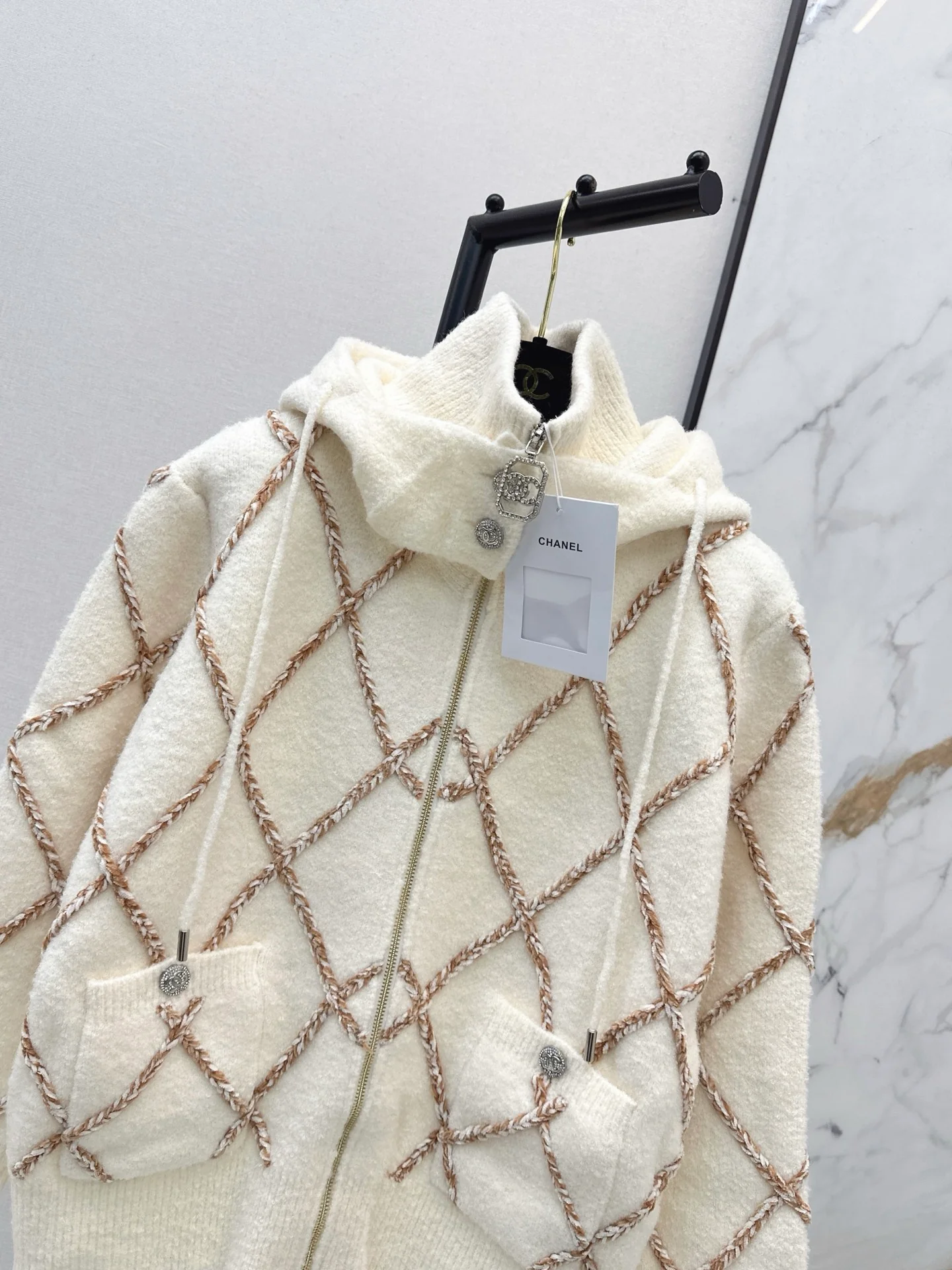 Chan 25fw hooded wool jacket