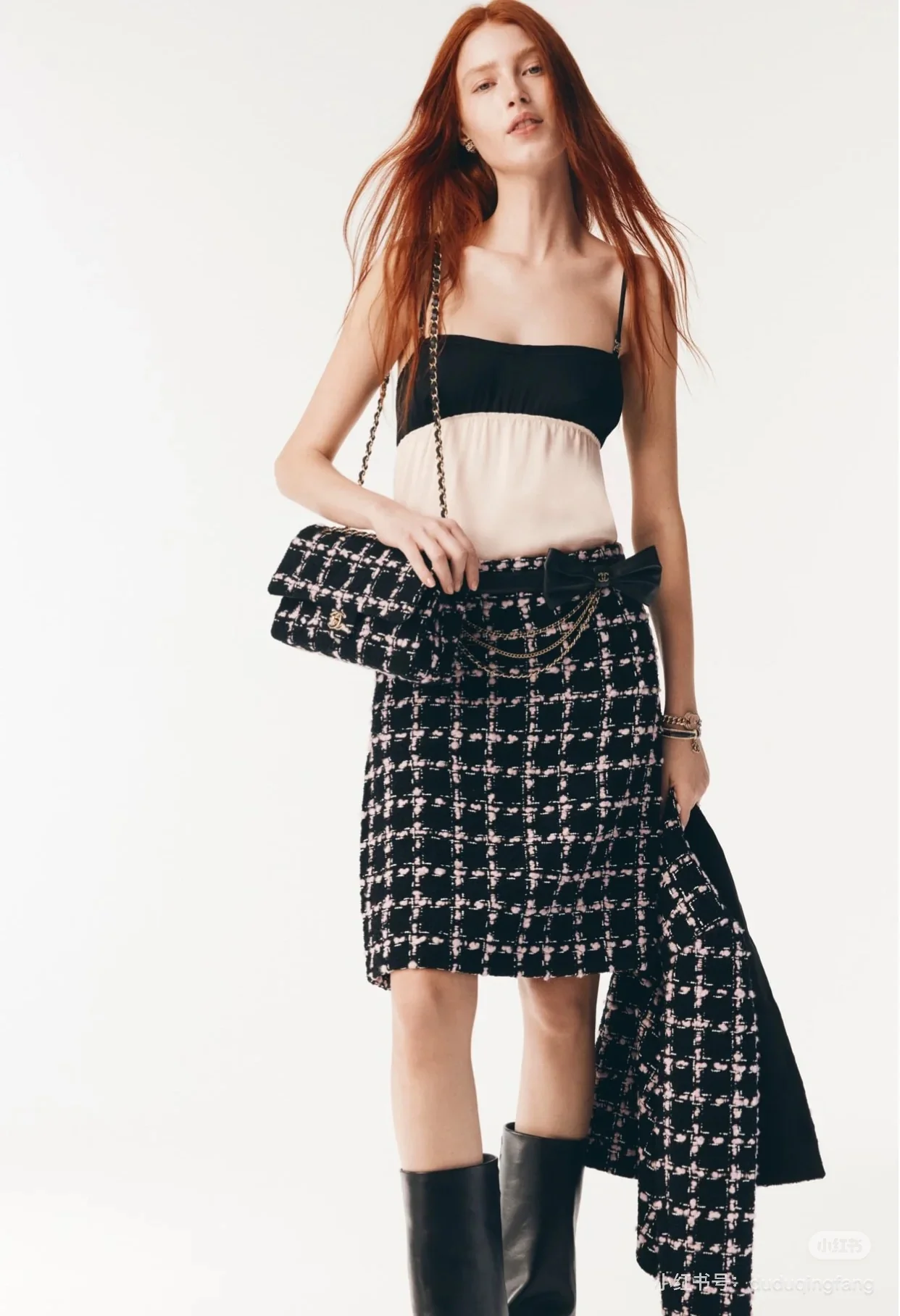 Chan 25fw woven skirt