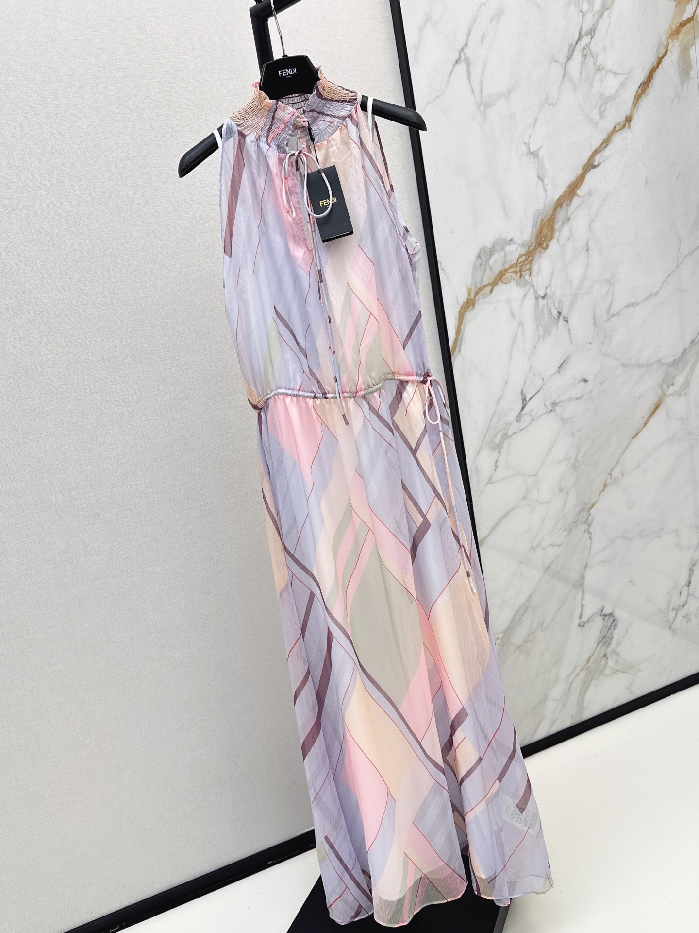 Fend 26ss print dress