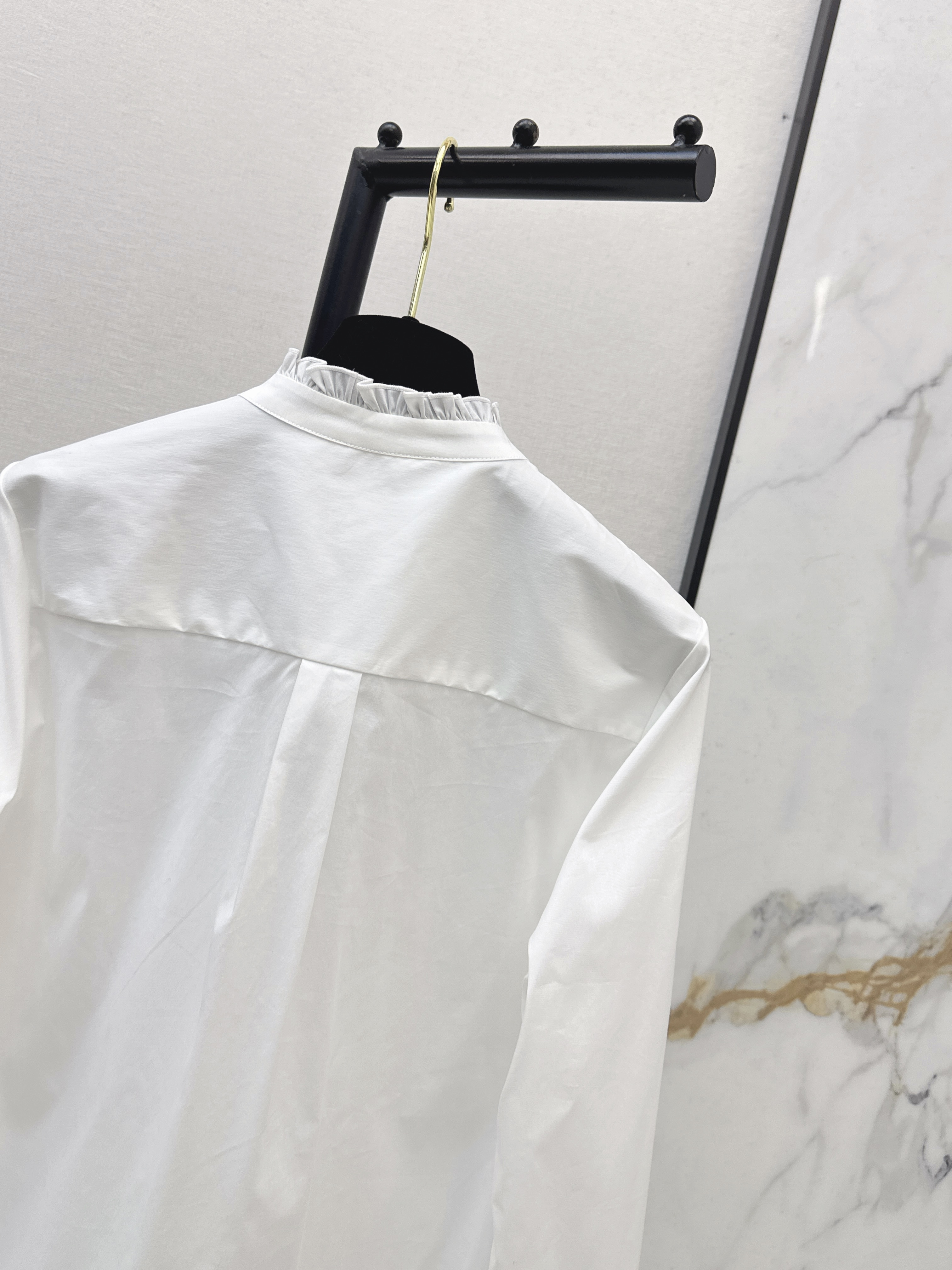 Chan 26ss ribbon shirts