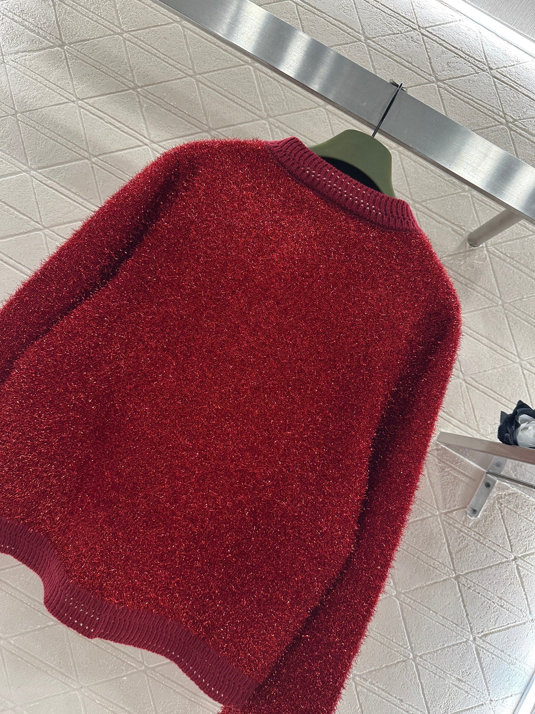 Gucc 26ss bling knit cardigan