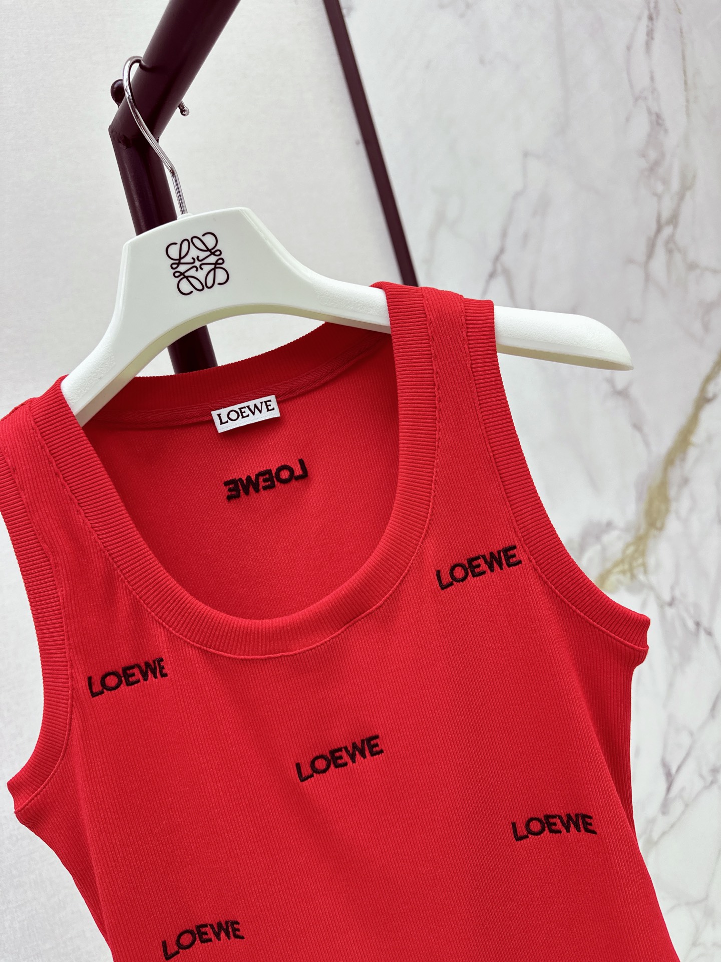 Loe 26ss embroidery vest