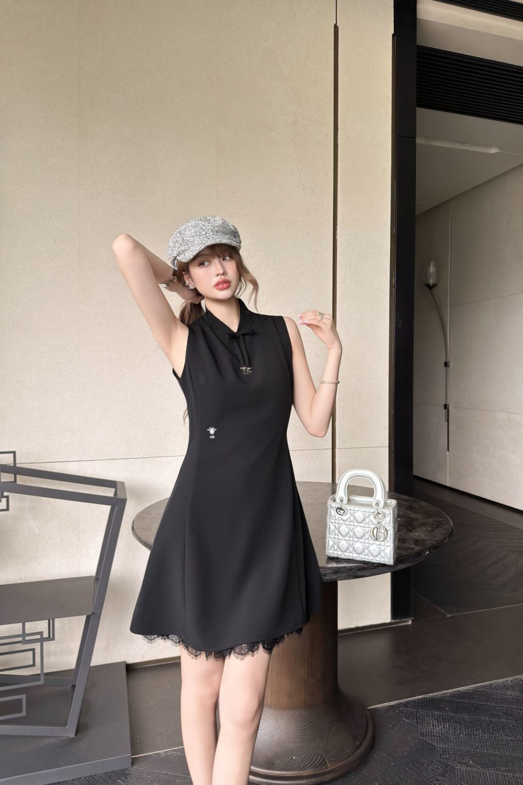CD 26ss sleeveless mini dress