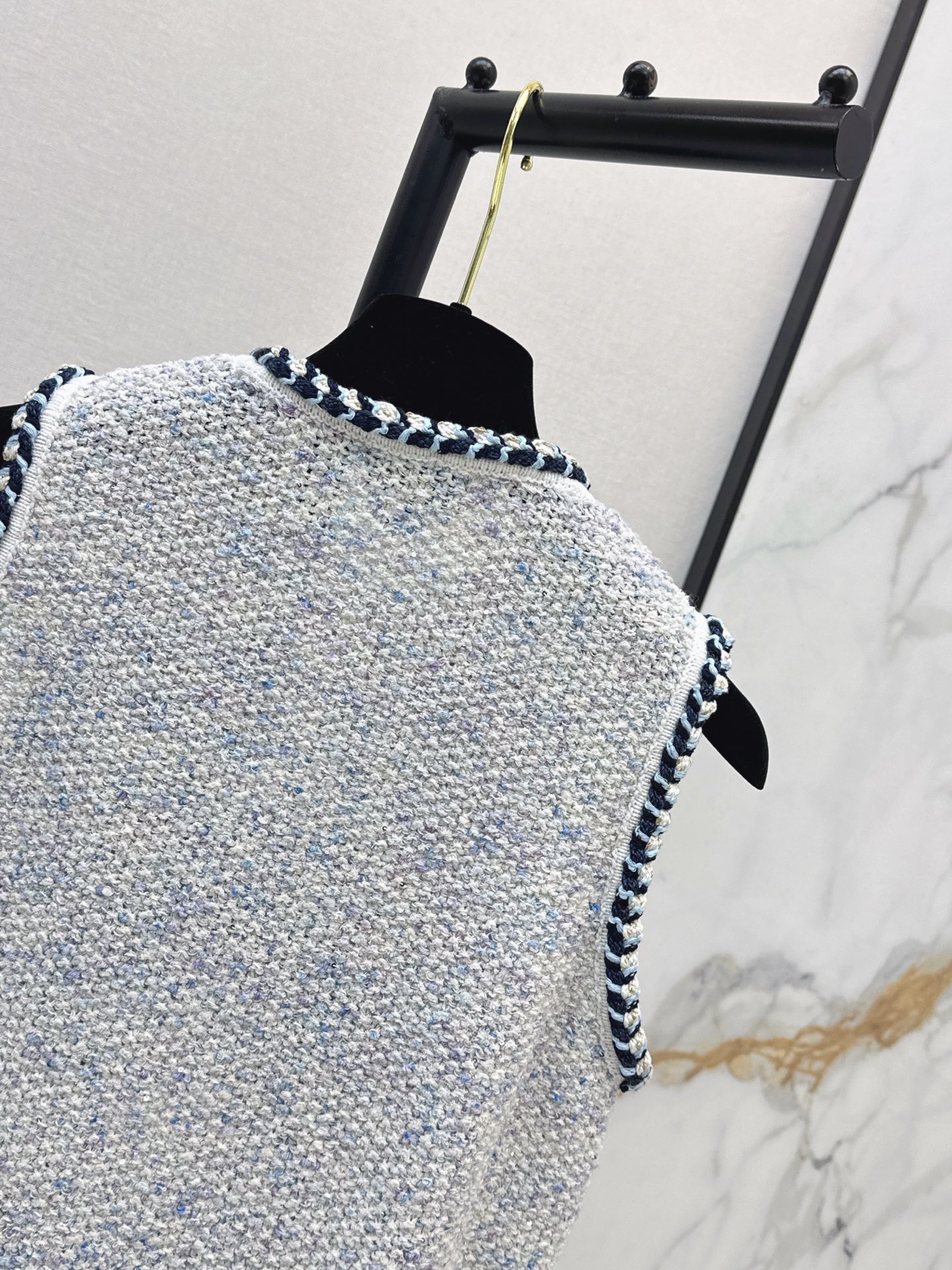 Chan 26ss knit vest jacket