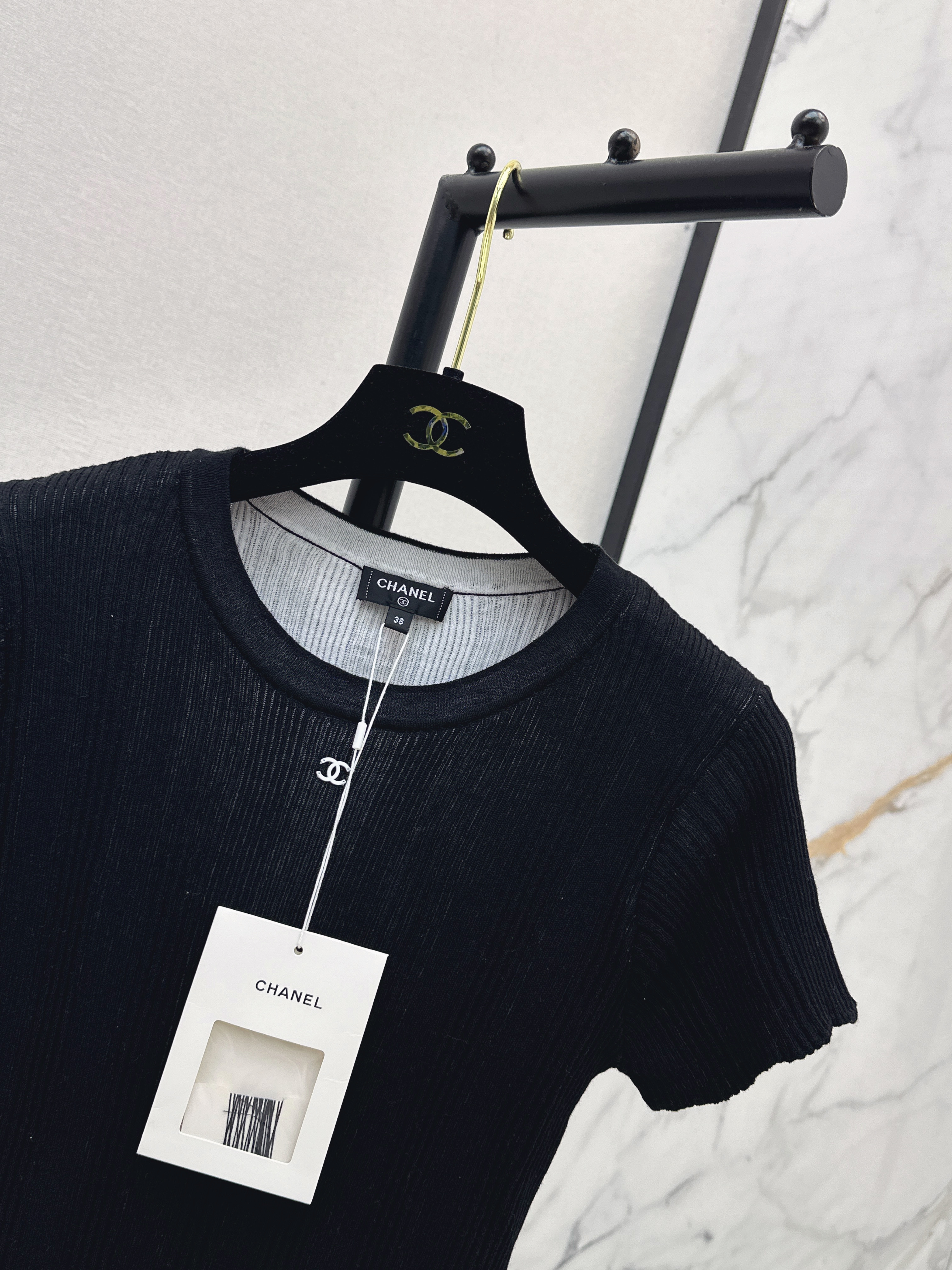 Chan 26ss knit T-shirt