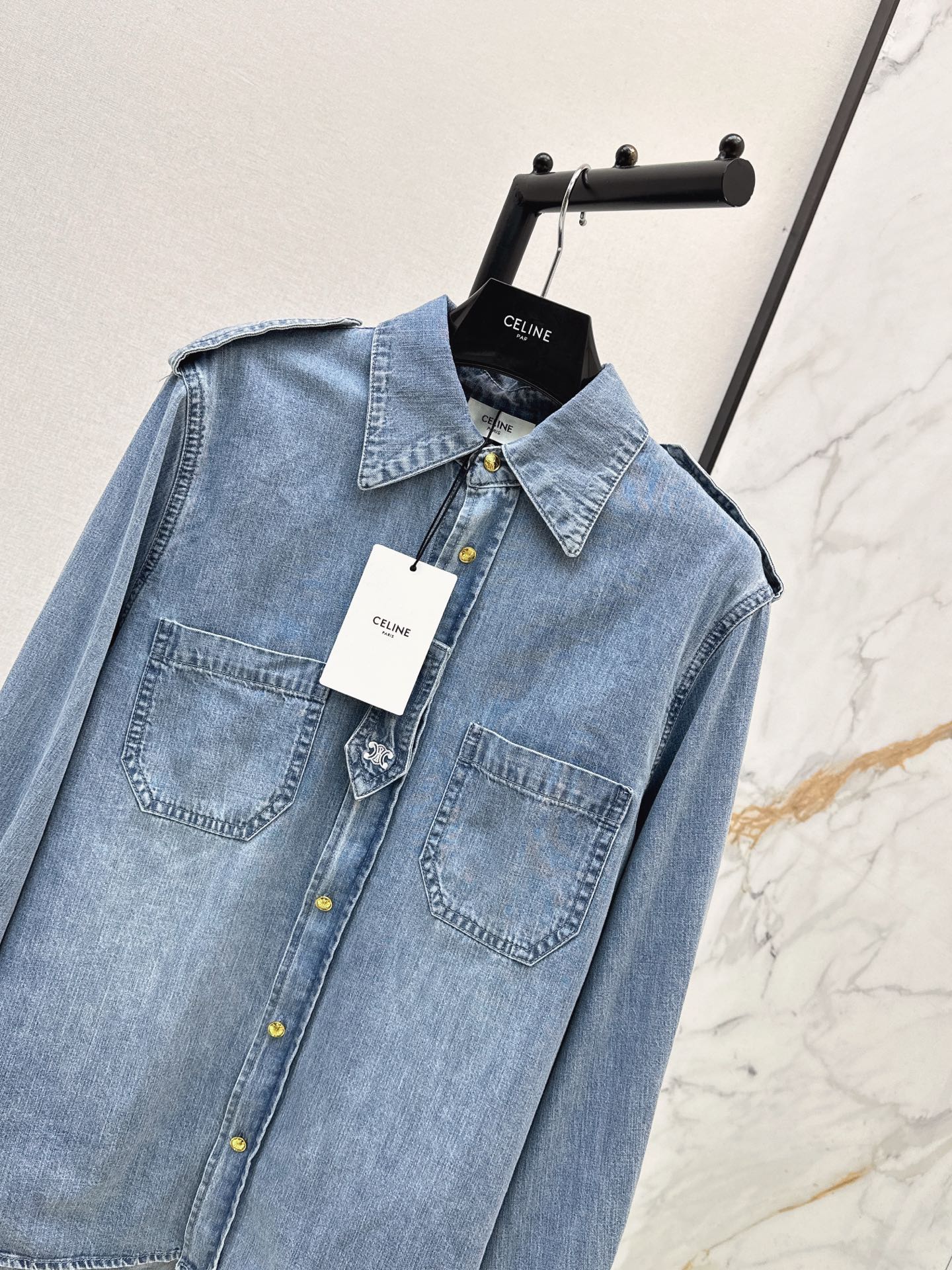 Celi 26ss denim shirt jacket