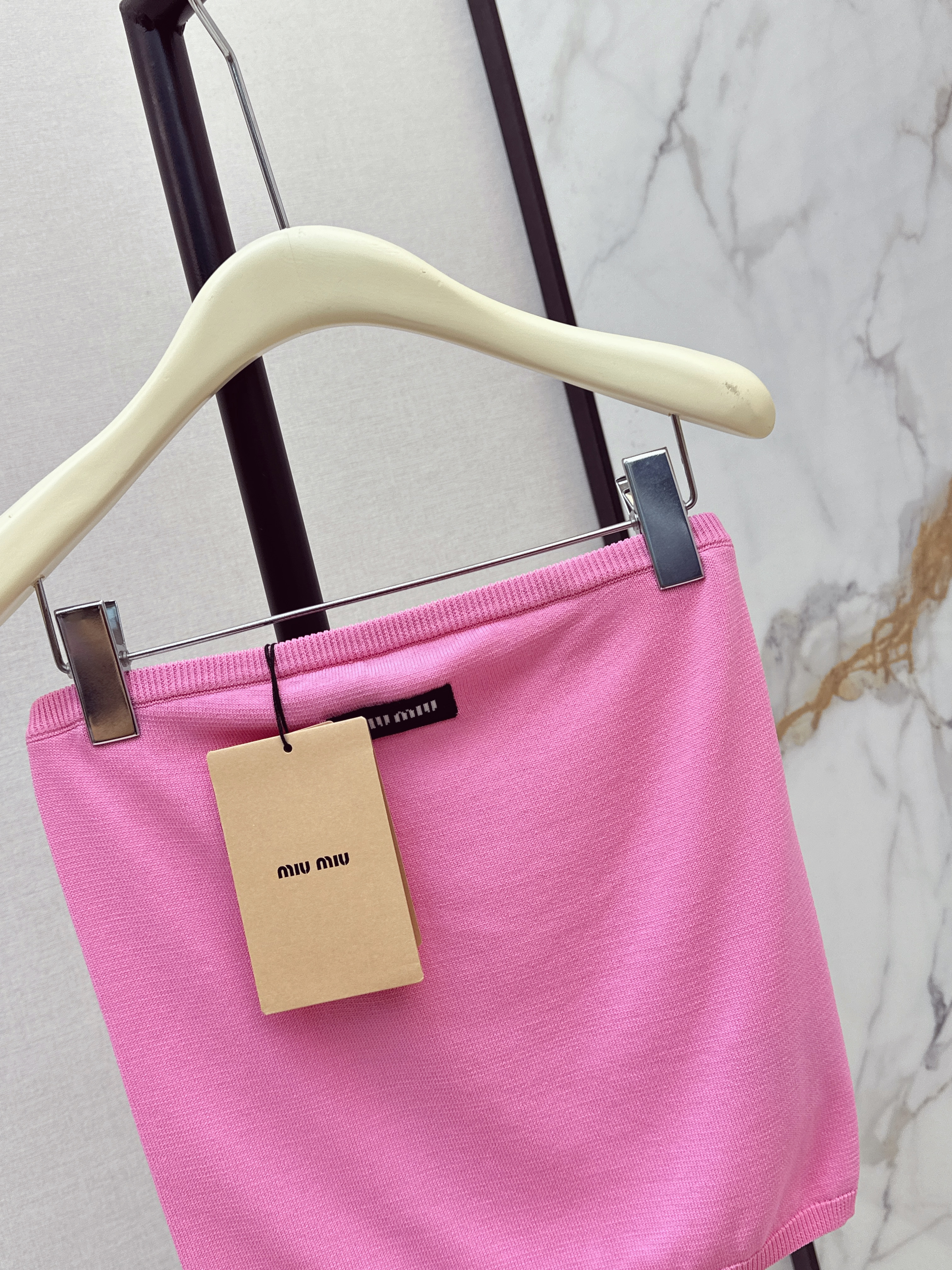 Miu 26ss knit tube top