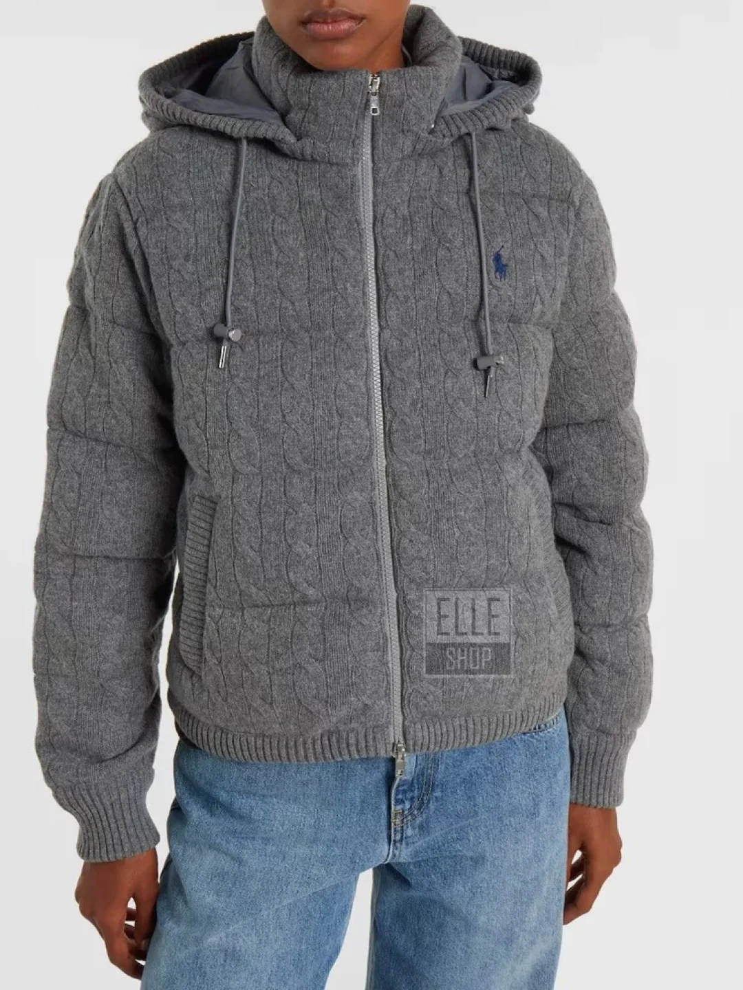 Ralp 25fw knit down jacket