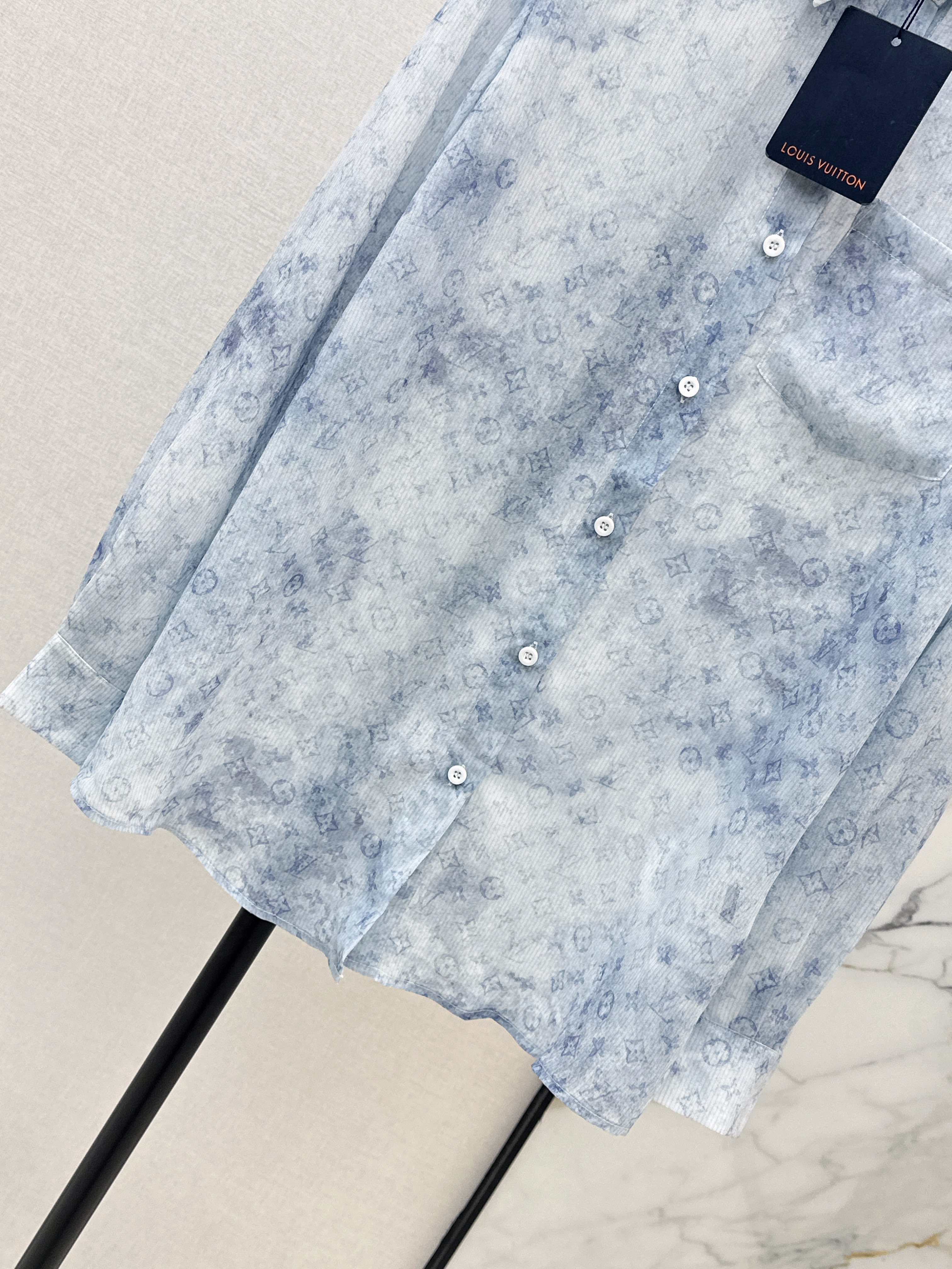 Loui 26ss gradient print shirt