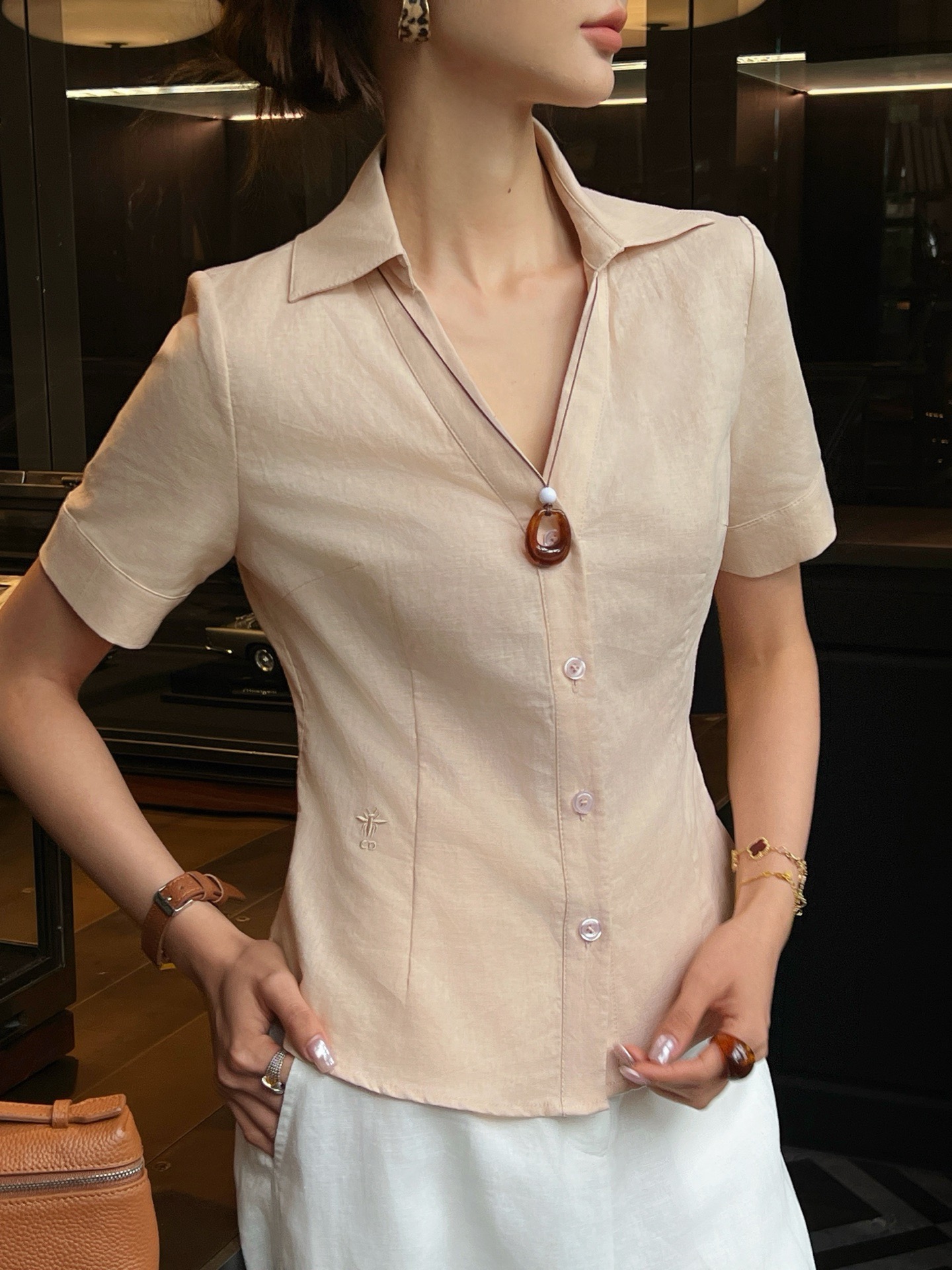 CD 26ss linen shirt
