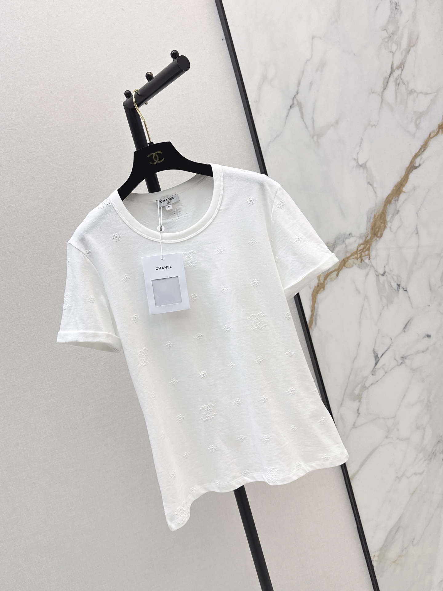 Chan 26ss hollow t-shirt
