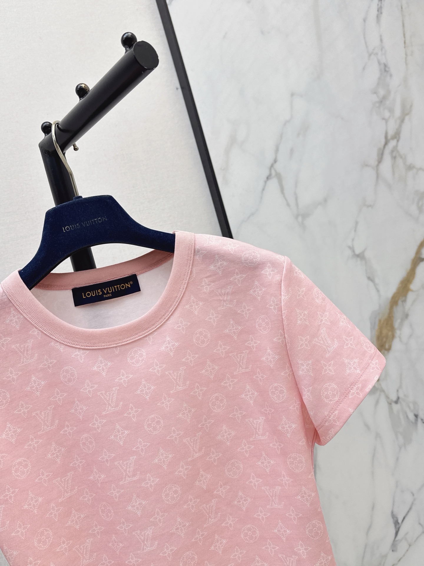 Loui 26ss cropped print t-shirt