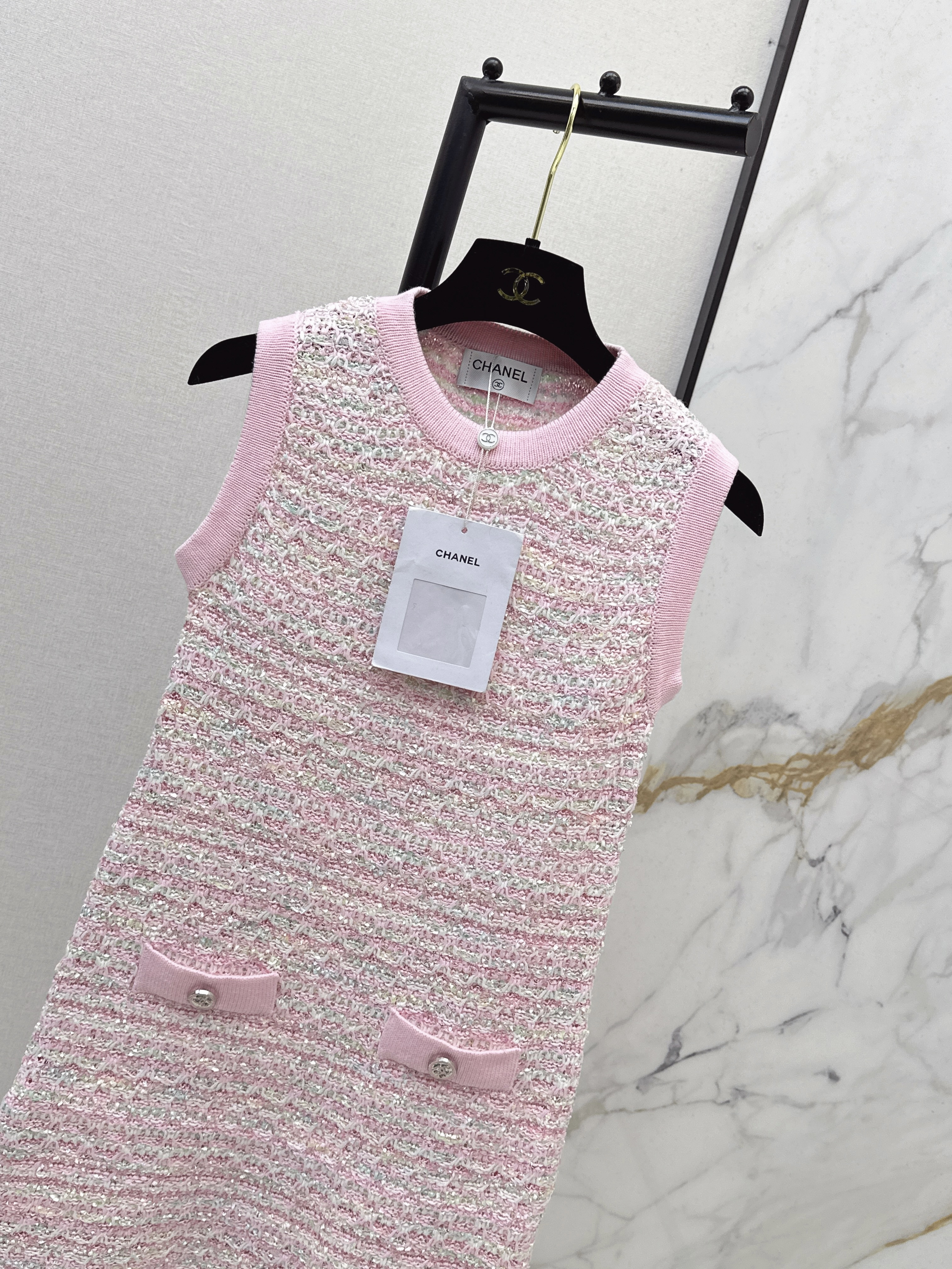 Chan 26ss knitted dress