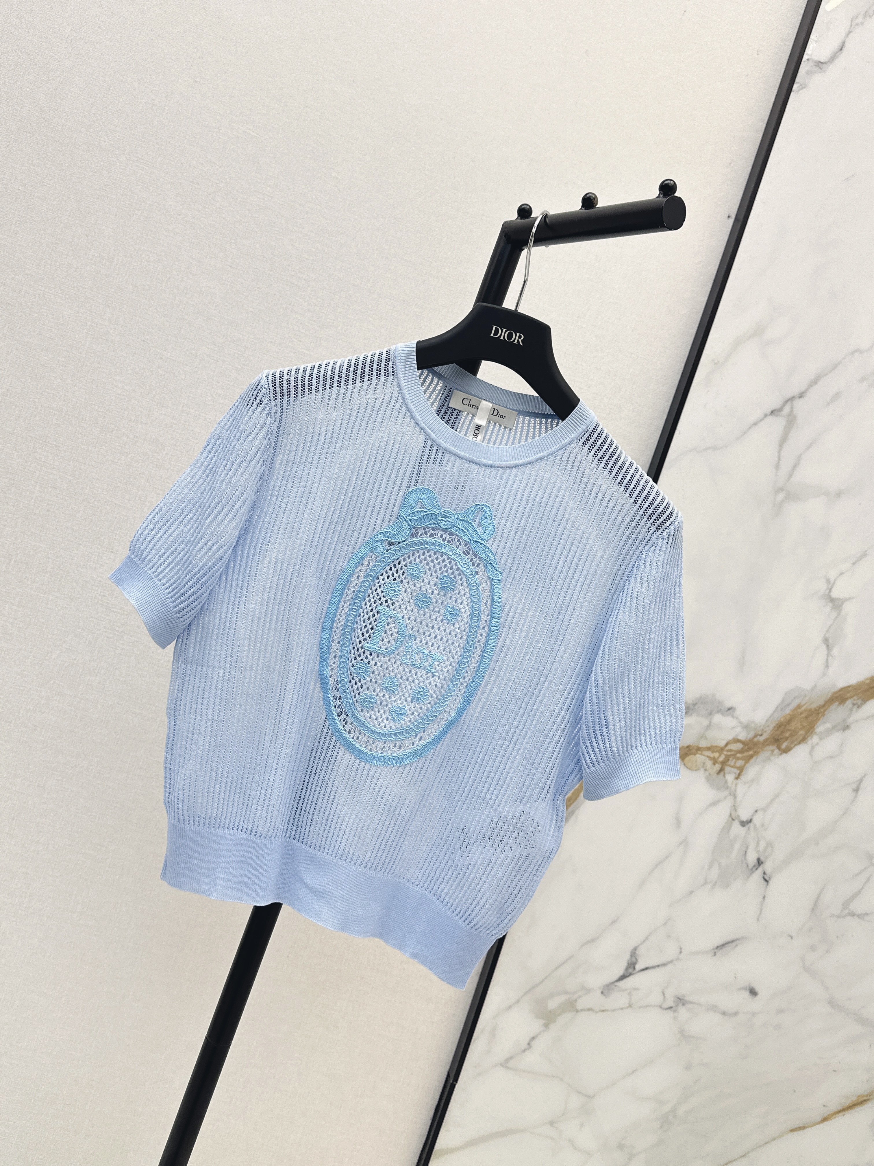 CD 26ss hollow knit top