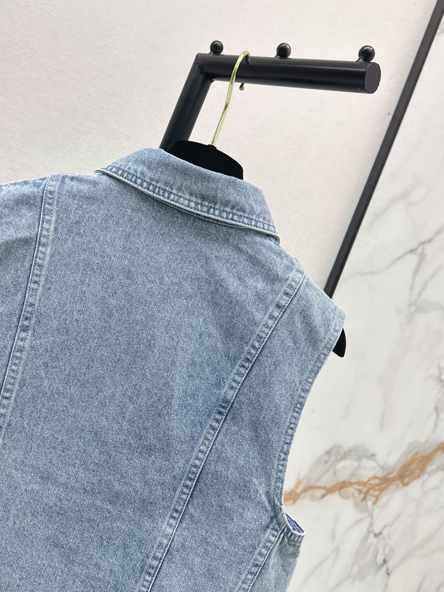 Chan 26ss denim vest jacket