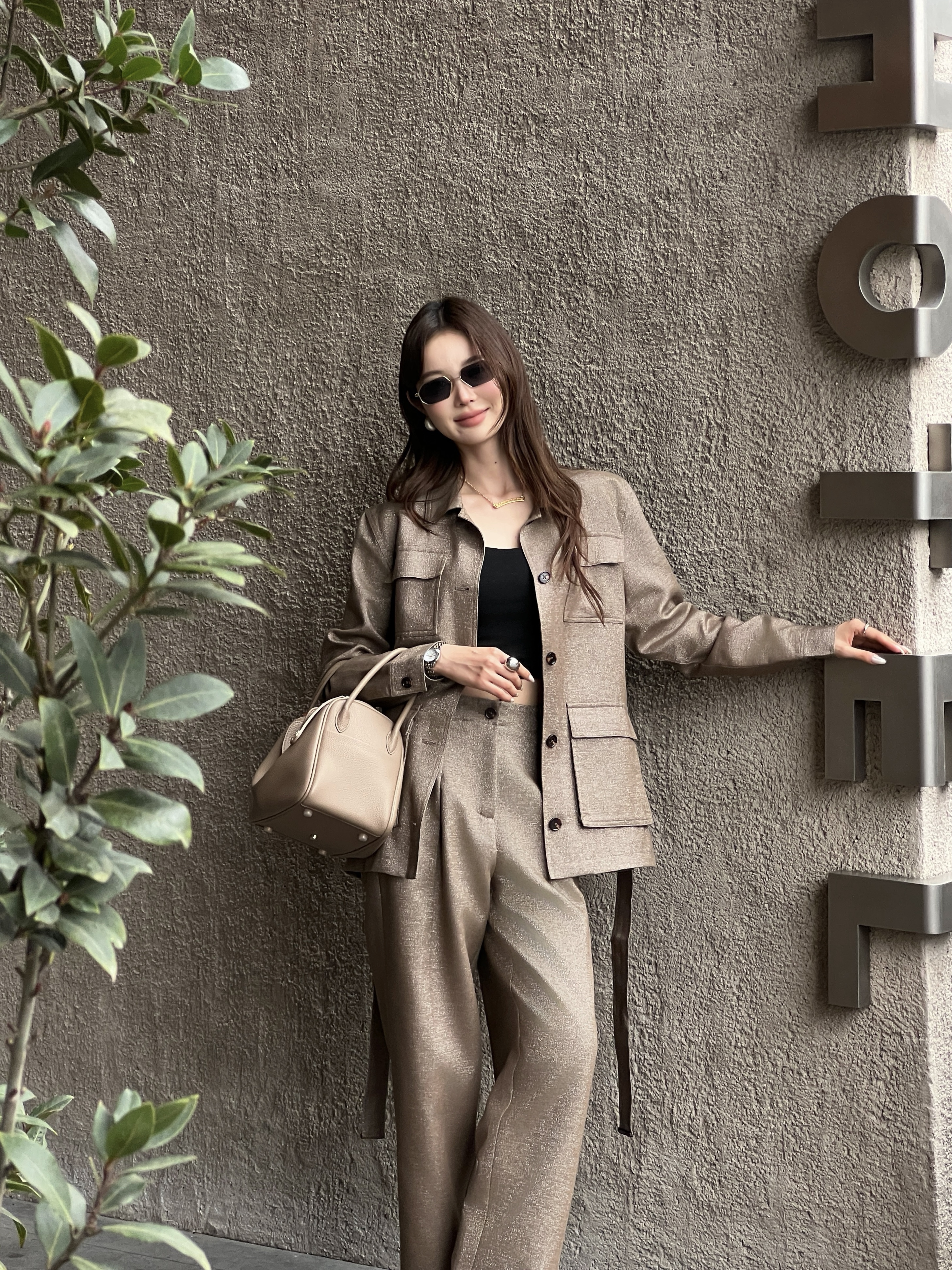 Brun 26ss linen jacket