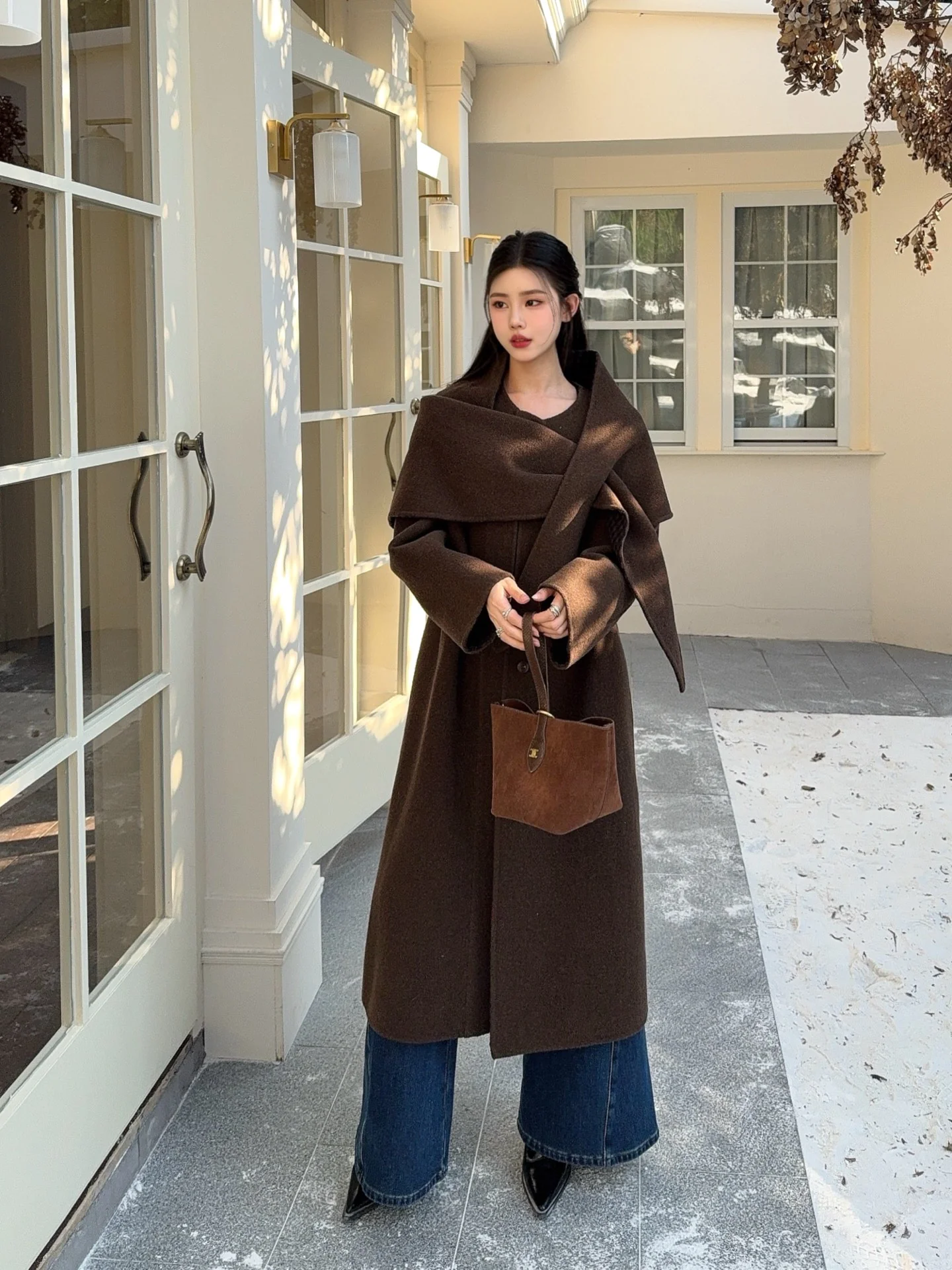 Celi 26ss woolen overcoats