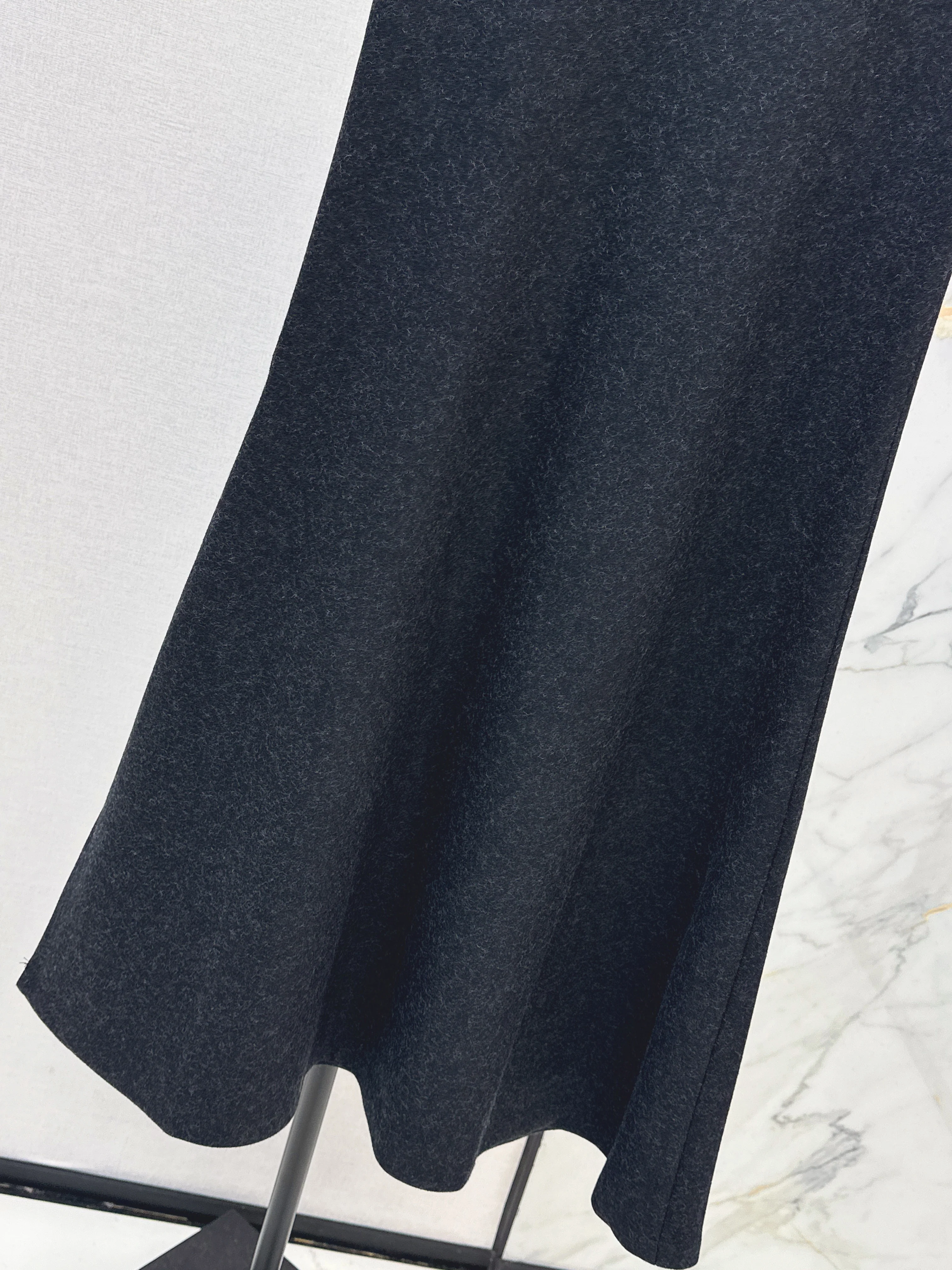 Brun 26ss godet skirt