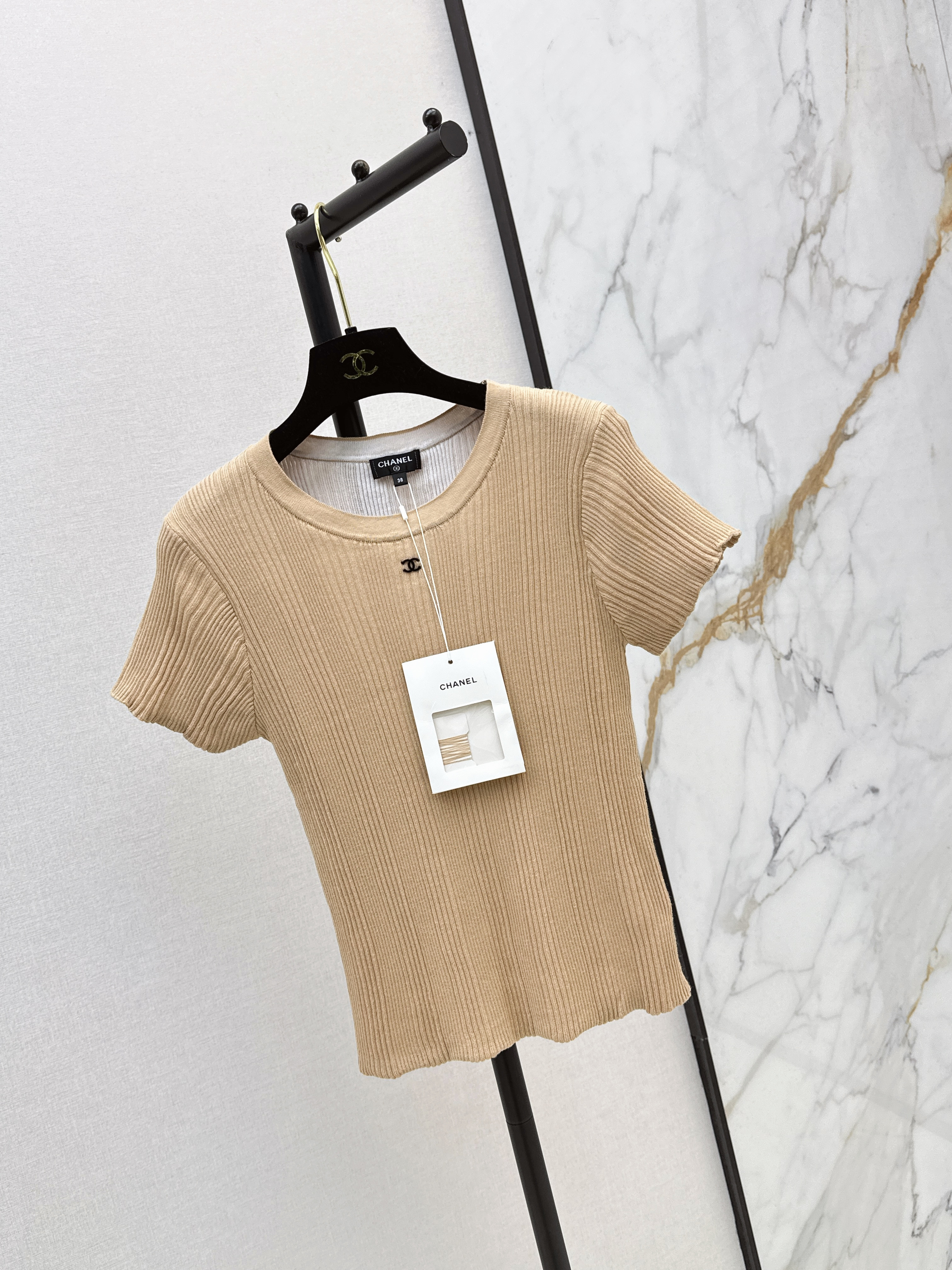 Chan 26ss knit T-shirt
