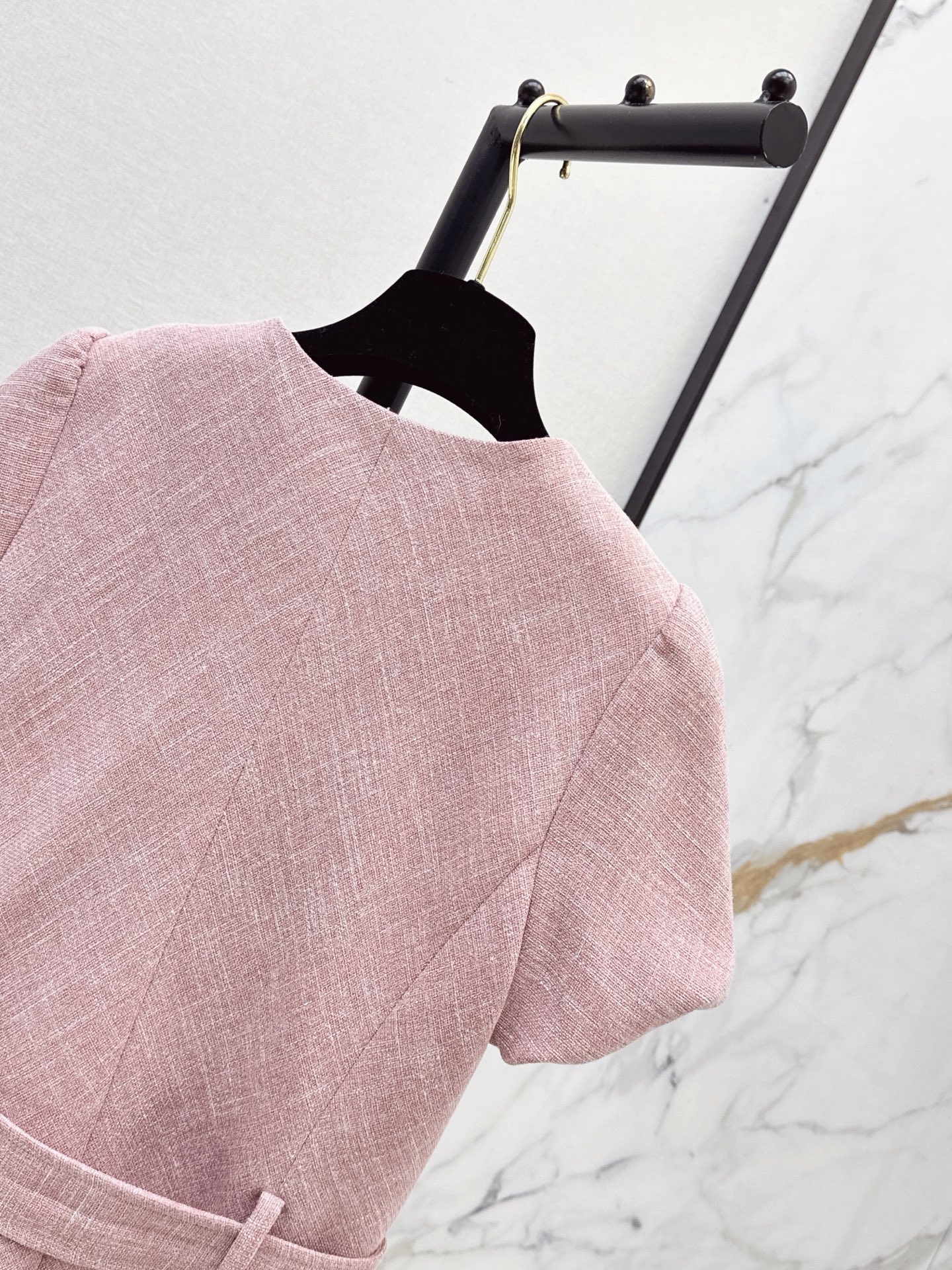Chan 26ss belted woven jacket