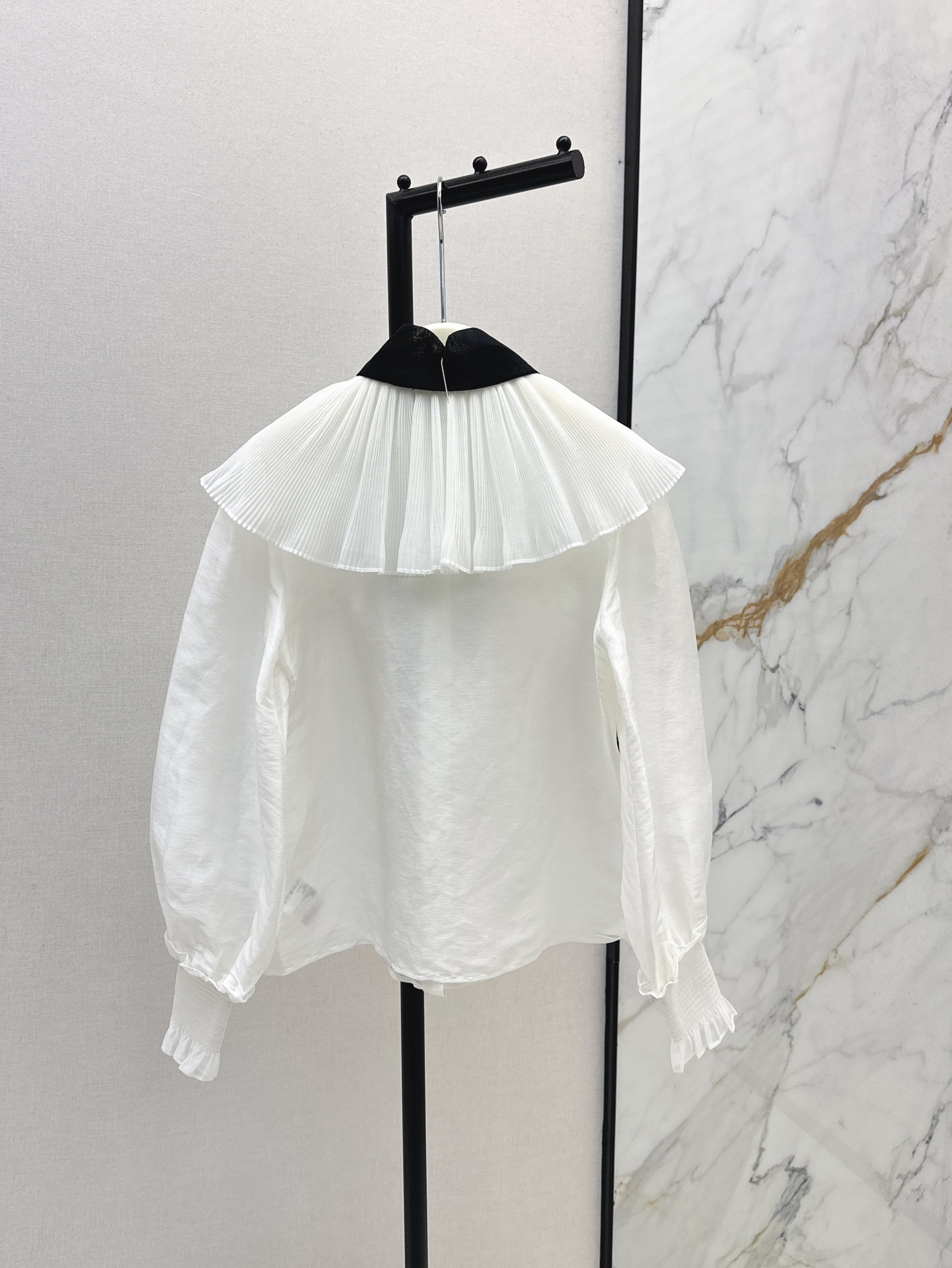 Zimm 26ss ribbon shirt