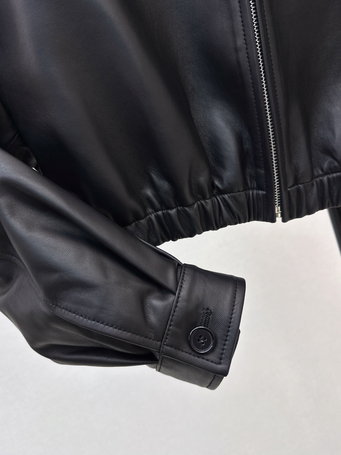 Pra 26ss sheepskin cropped jacket