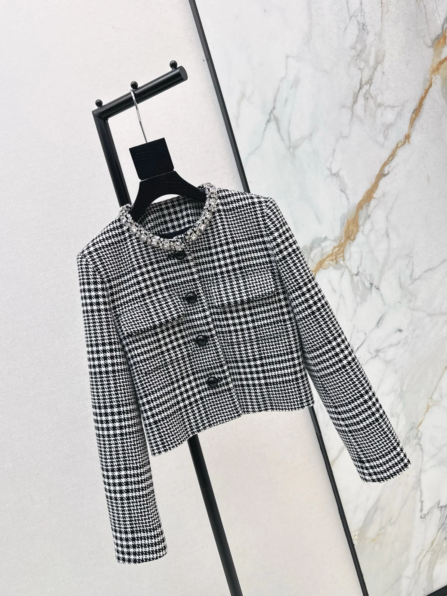 Self 25fw houndstooth jacket
