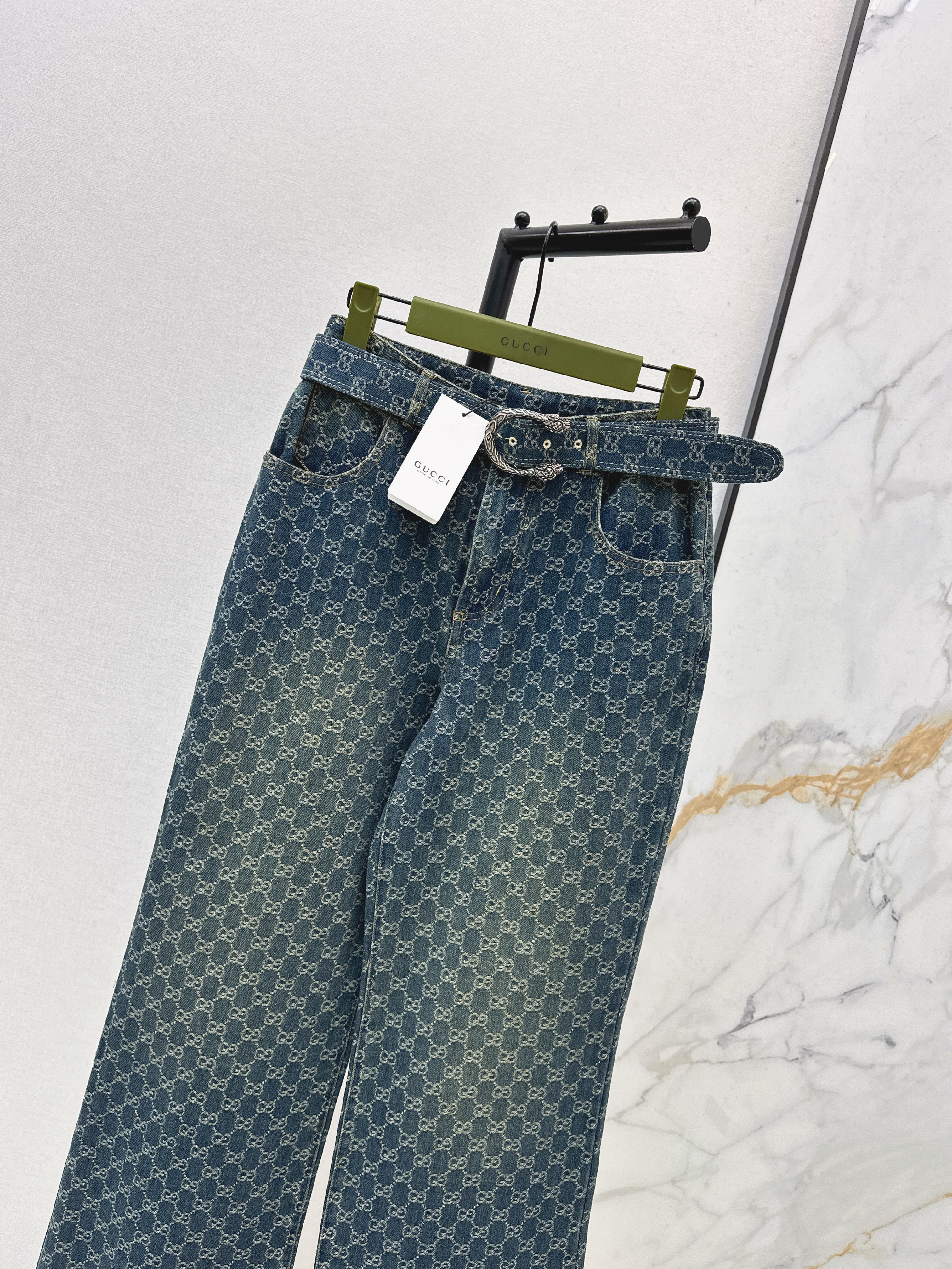 Guc 26ss jacquard jeans