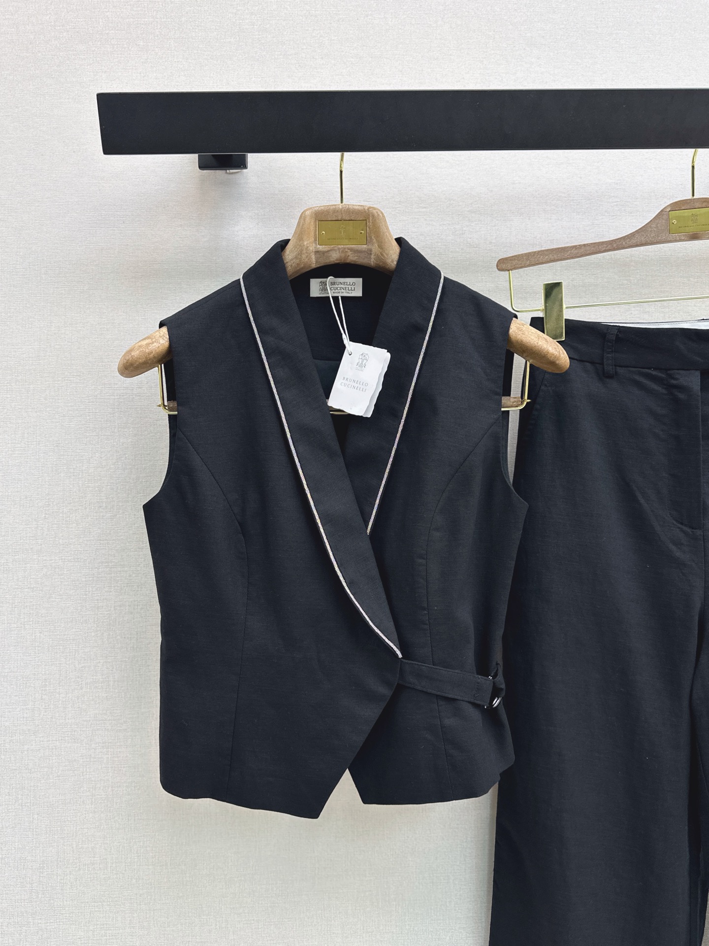Brun 26ss waistcoat suit pants sets